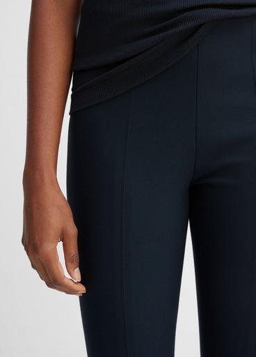 Ponte Legging with Side Opening in Navy