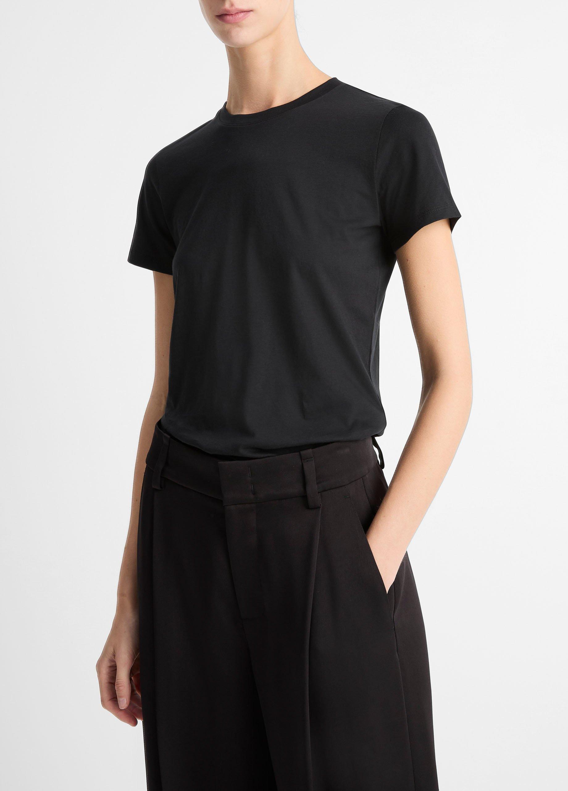 Essential Pima Cotton Crew Neck T-Shirt image number 2