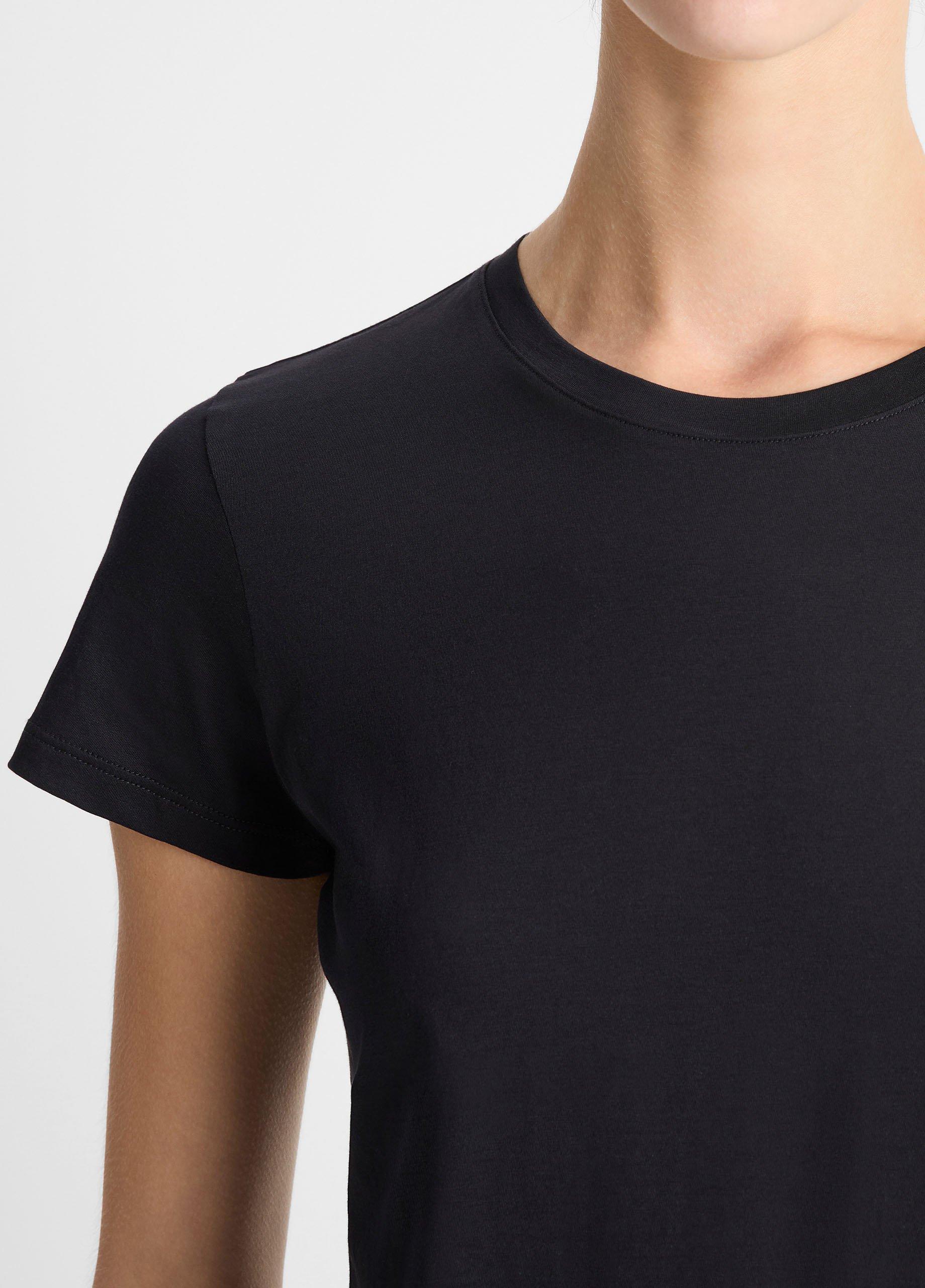 Essential Pima Cotton Crew Neck T-Shirt image number 1