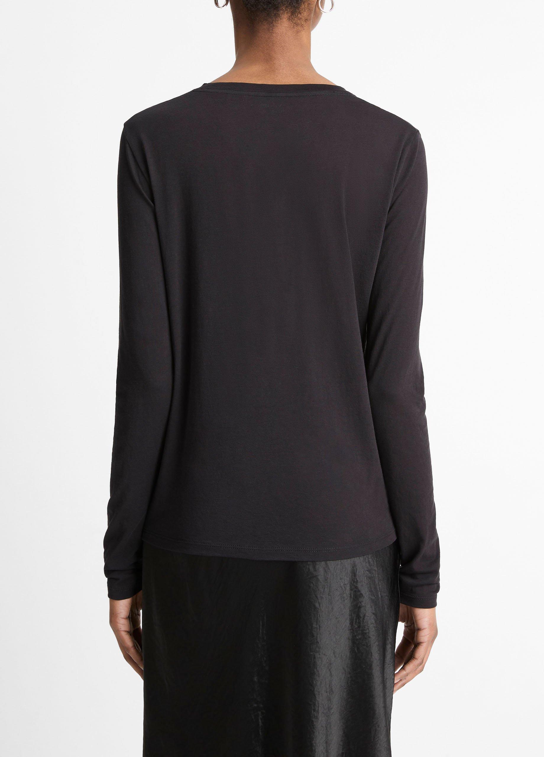 Essential Long Sleeve Crew Neck T-Shirt image number 2