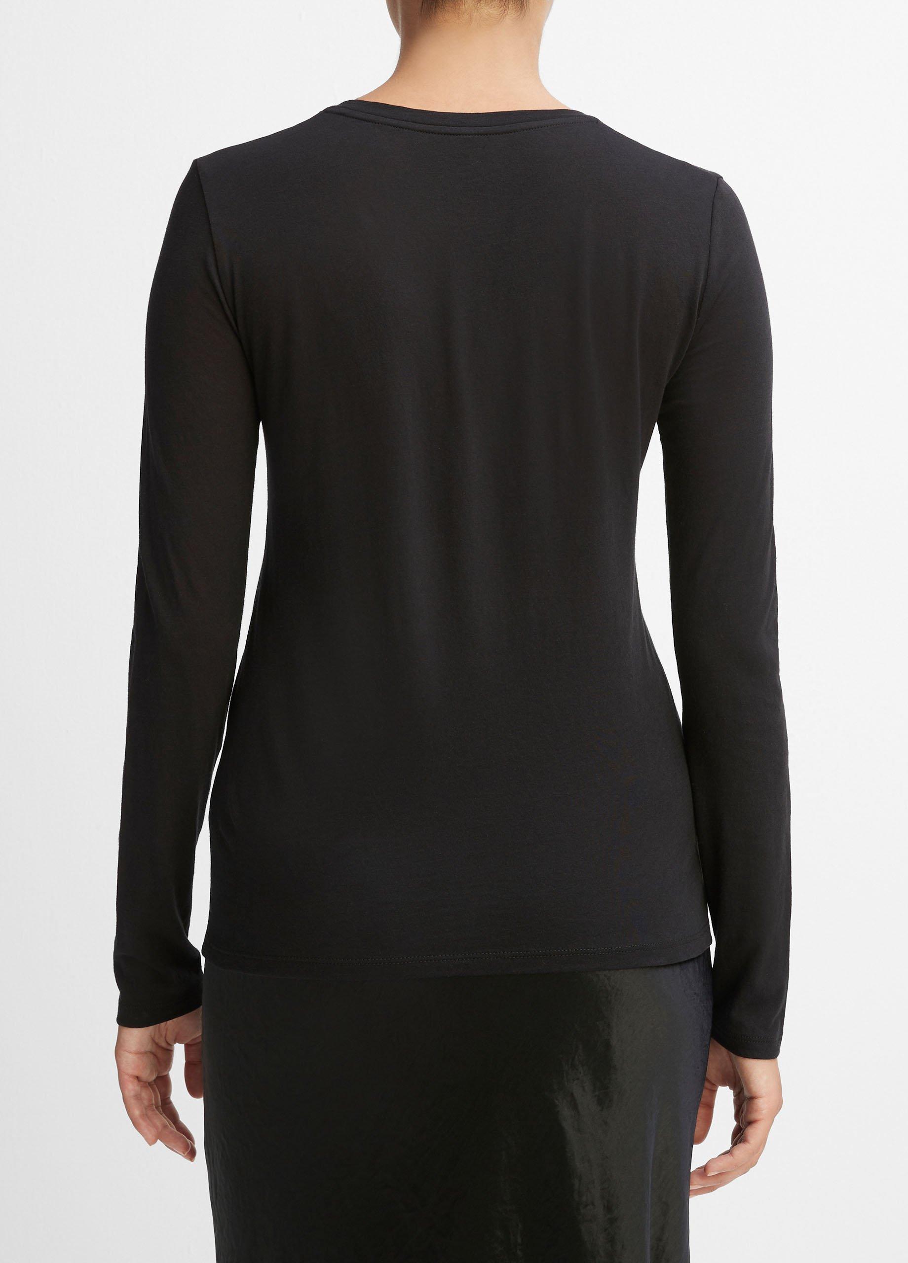 Essential Long Sleeve Crew Neck T-Shirt