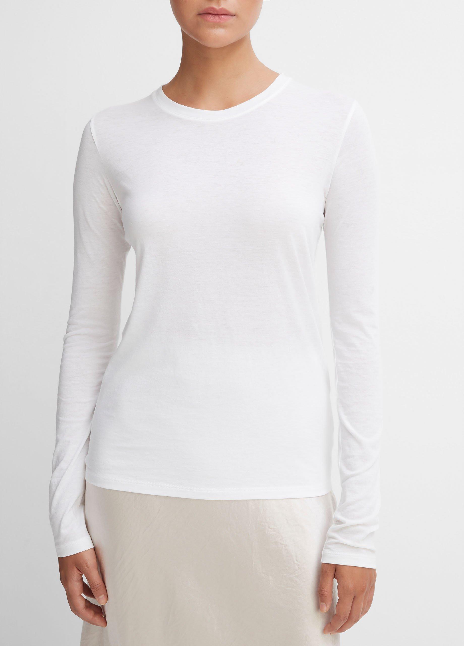 Essential Long Sleeve Crew Neck T-Shirt in Long Sleeve