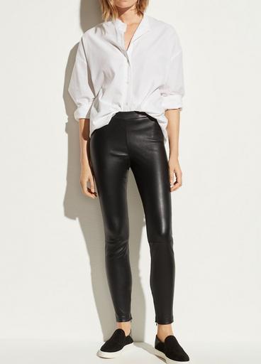 Ydmyge Bevis impressionisme Leather Zip Legging in Vince Sold Out Products | Vince