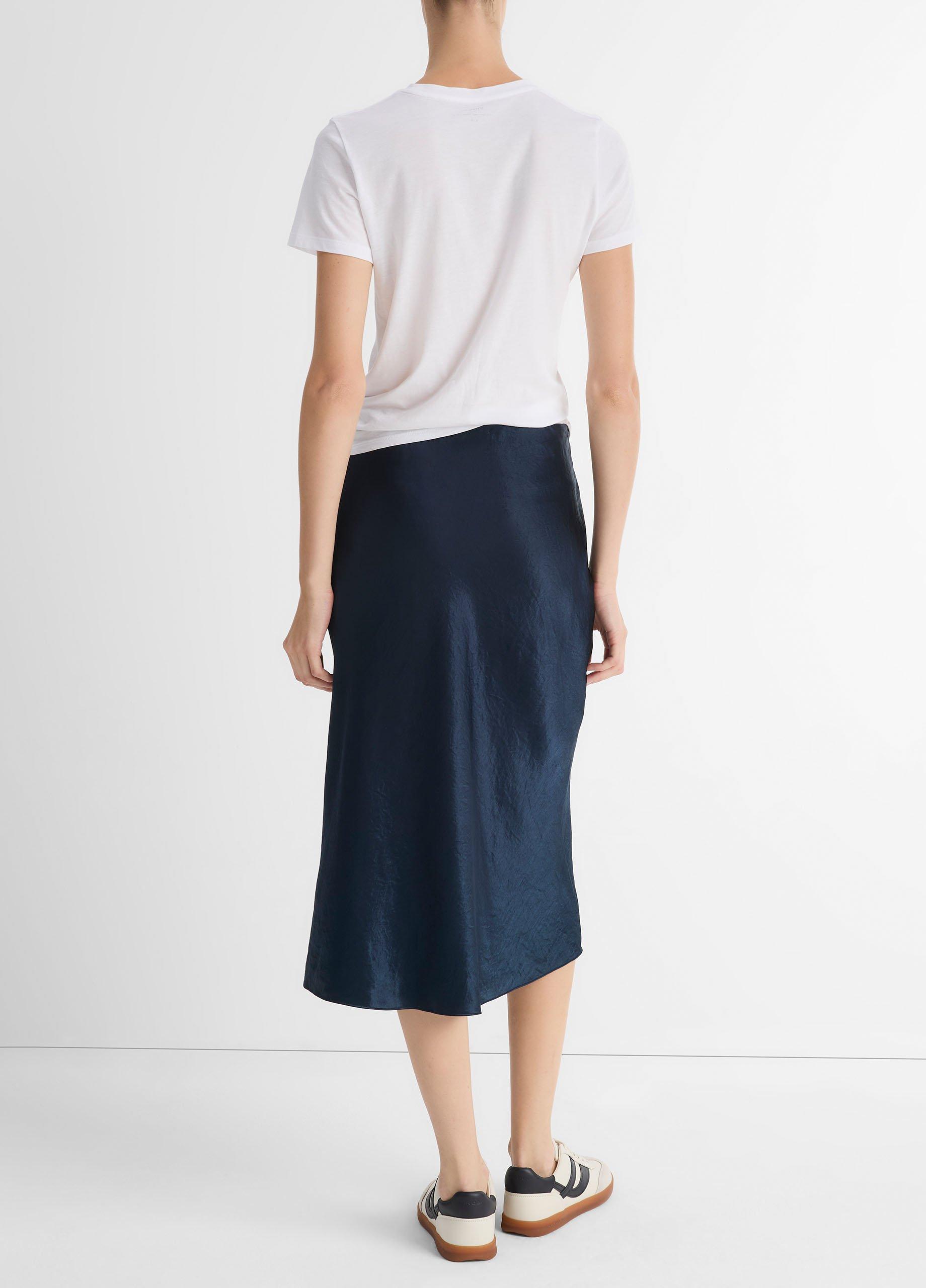 Vince navy blue clearance skirt