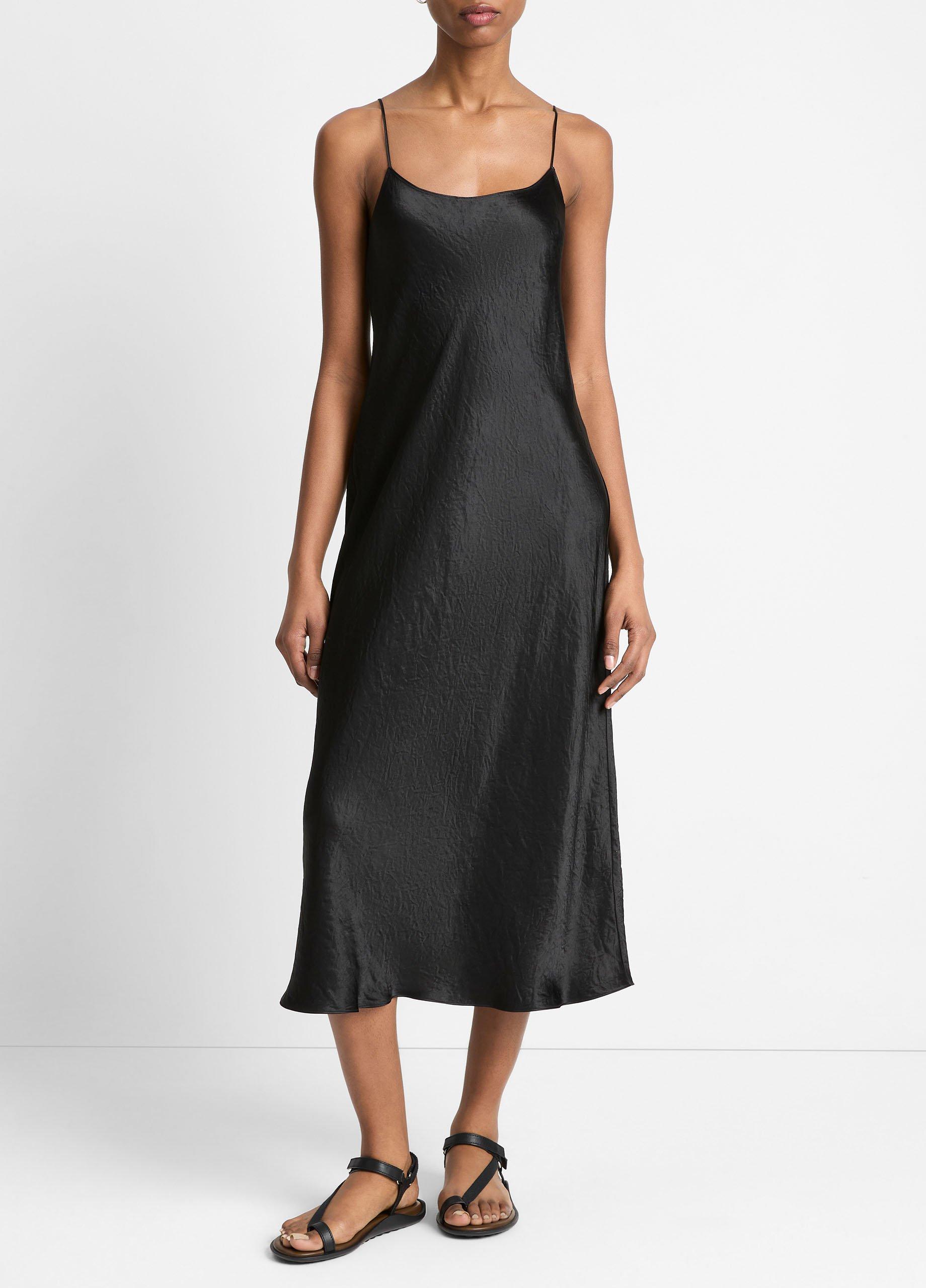 ワンピース DRESS WITH SATIN DETAILS Ten + Exclusive Satin Dress