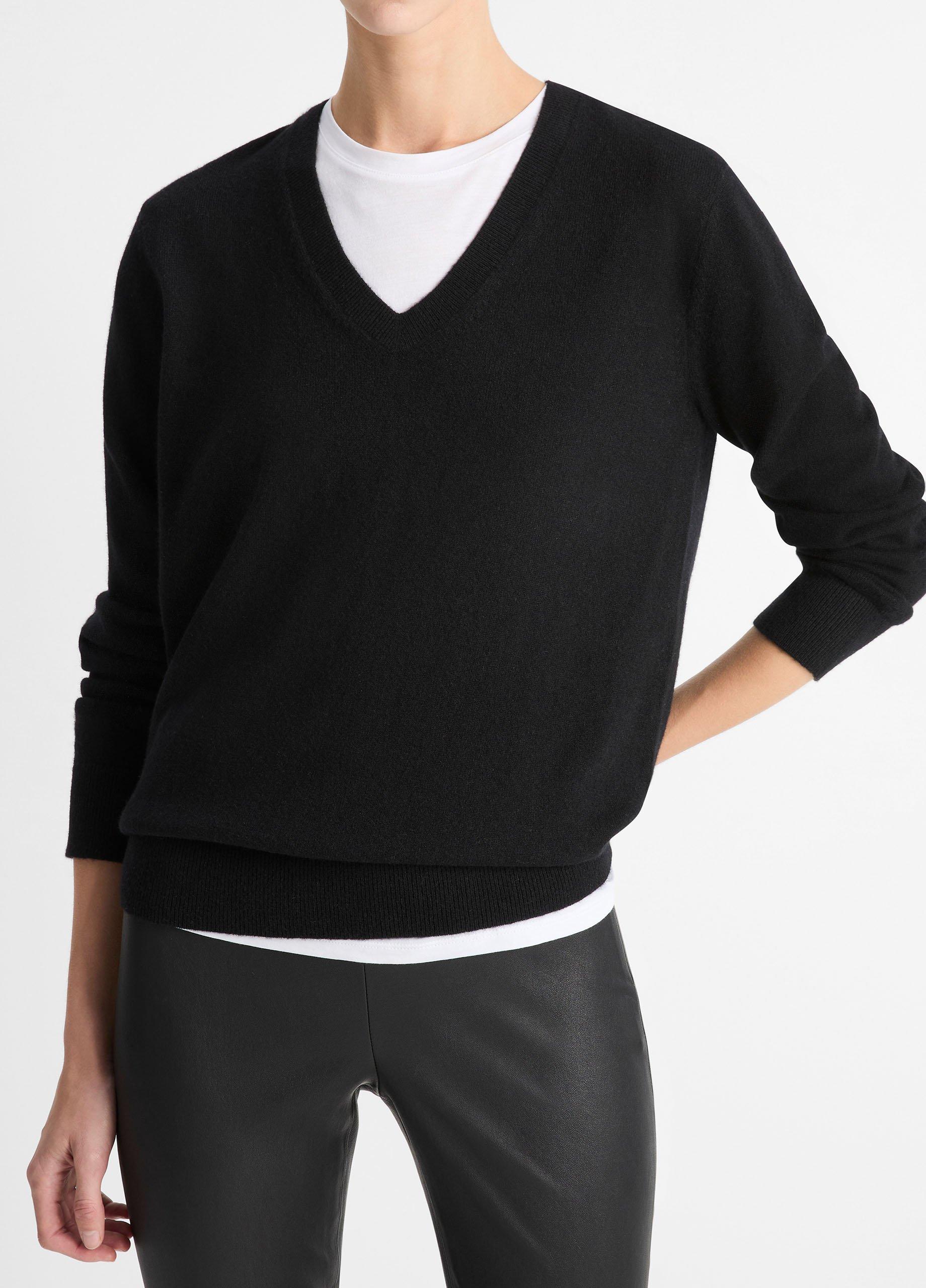 Cashmere Weekend V-Neck Sweater image number 1