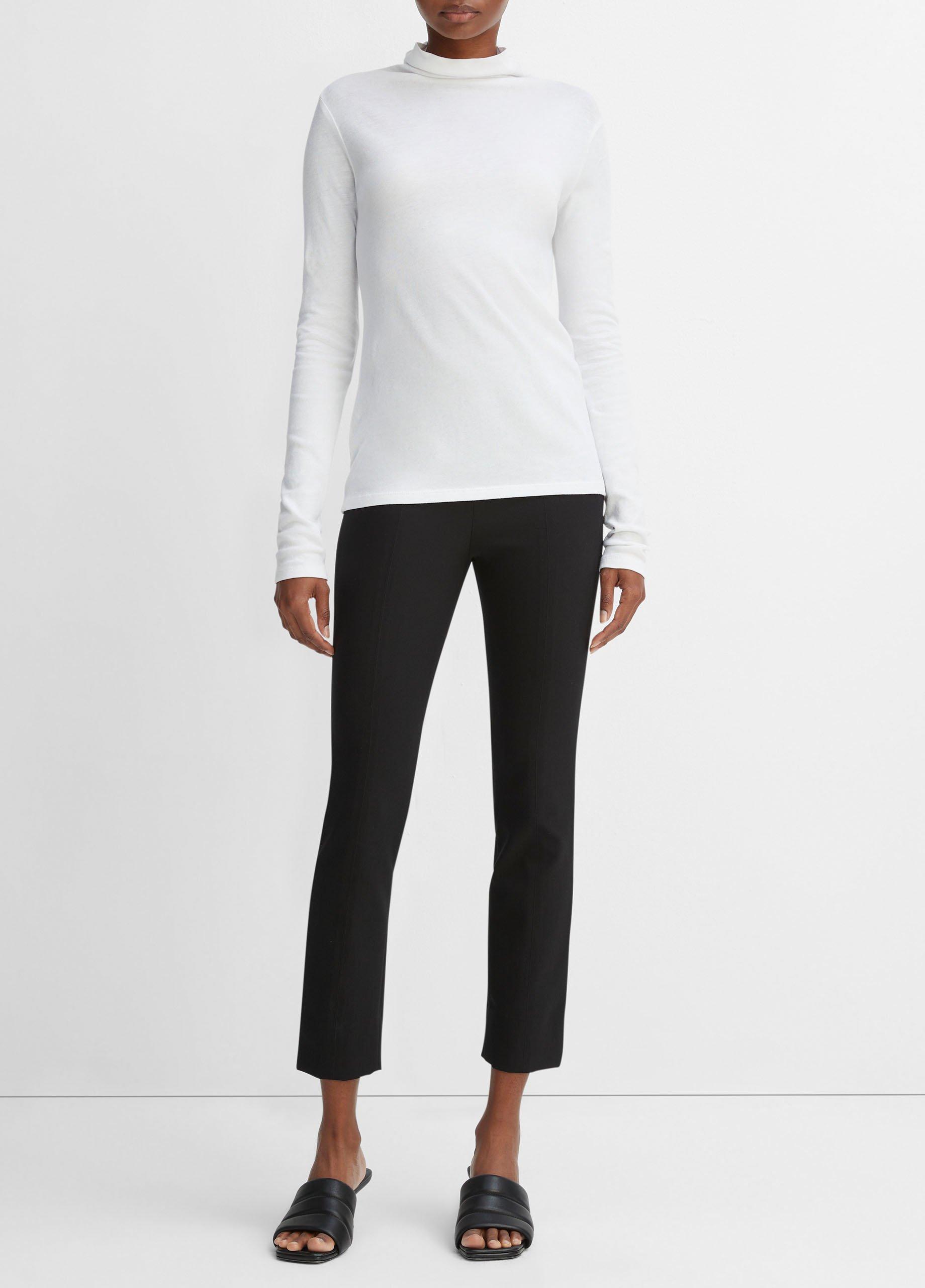 Essential Long Sleeve Turtleneck in Long Sleeve | Vince