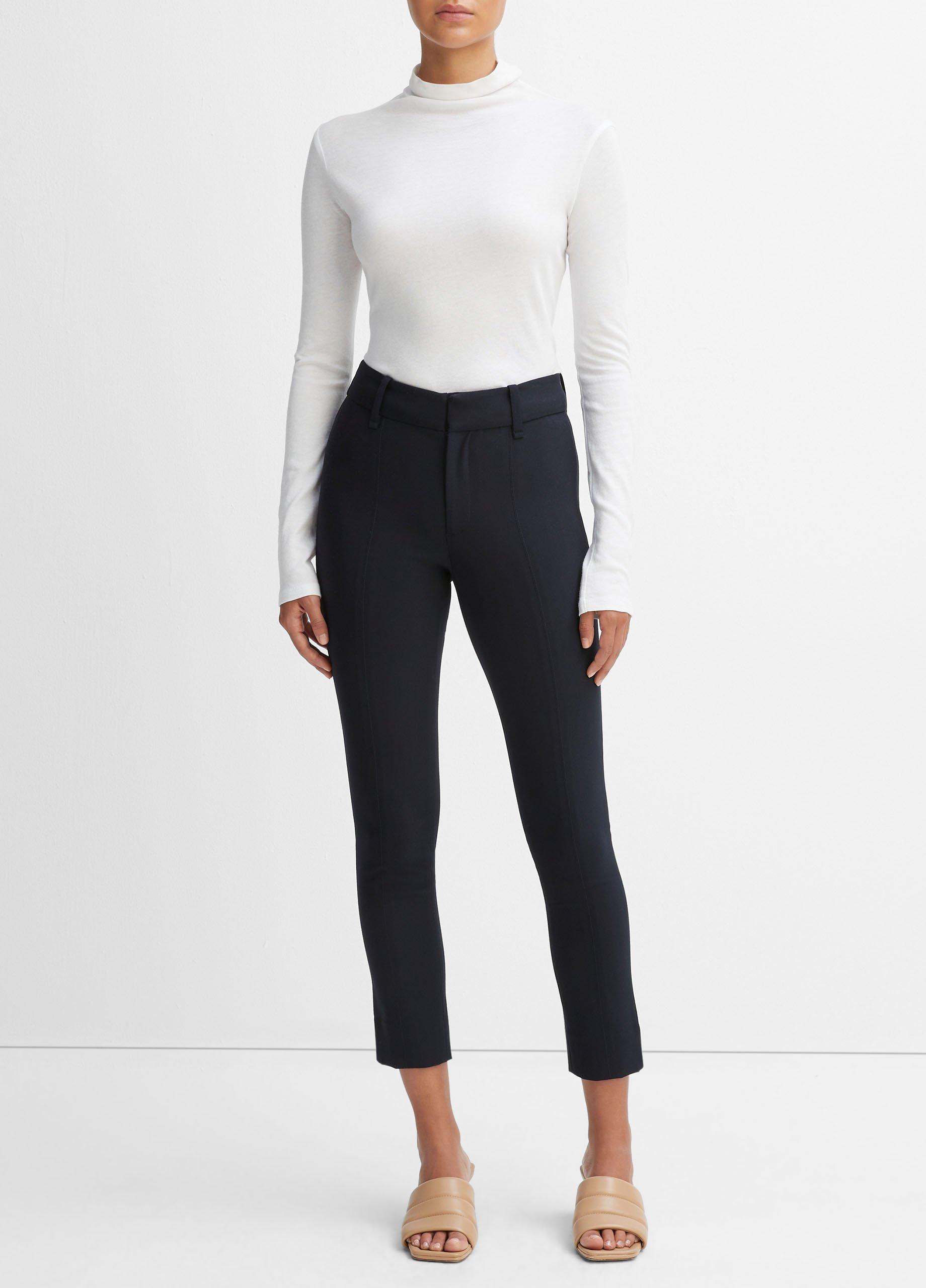 Cigarette Leg Side Zip Pant