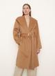 Wool and Cashmere Belted Drape-Neck Coat image number 1