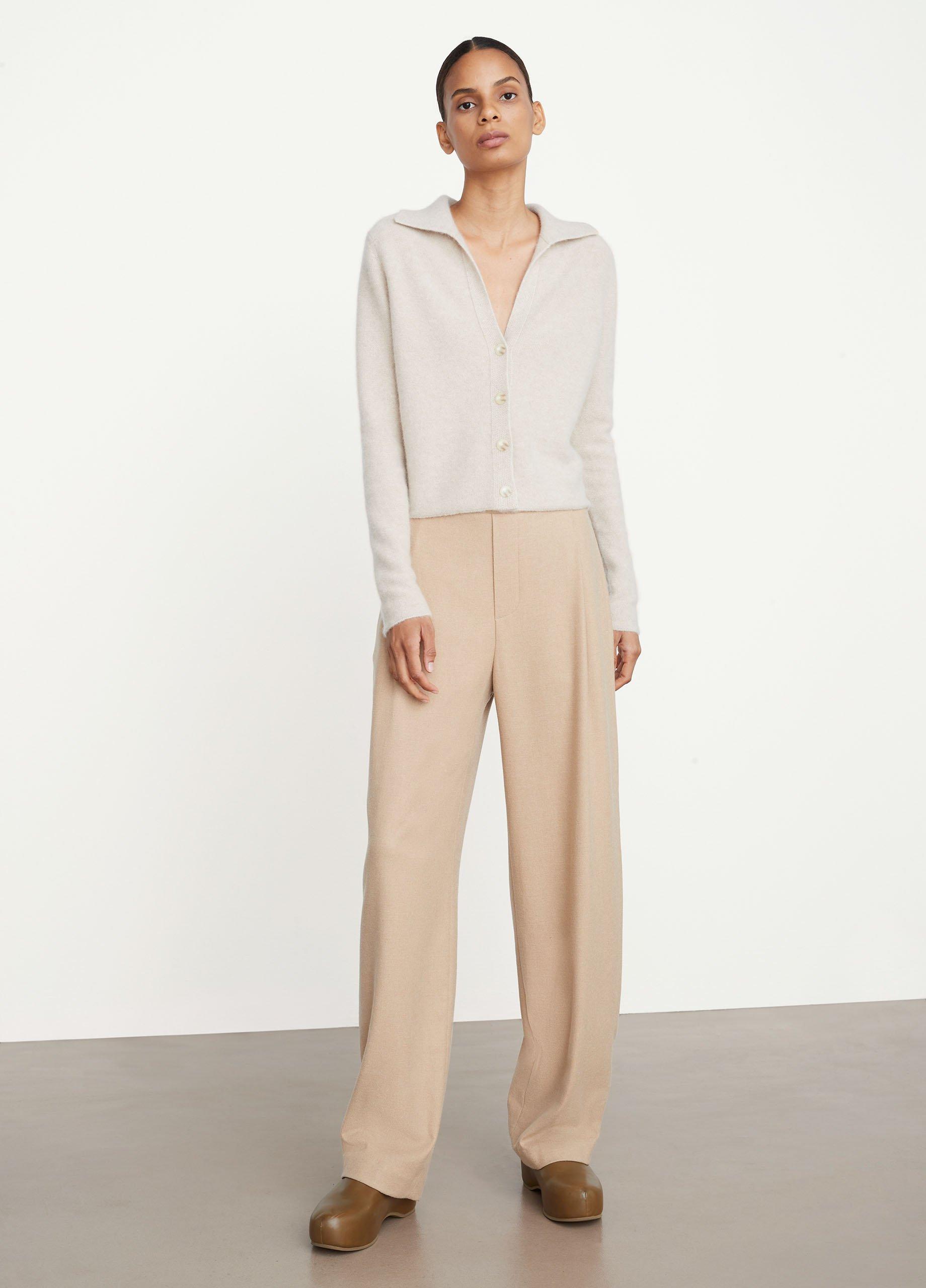 Plush Cashmere Polo Cardigan image number 0