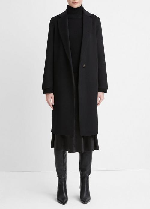 Plush Cashmere Funnel Neck Sweater in Turtleneck | Vince