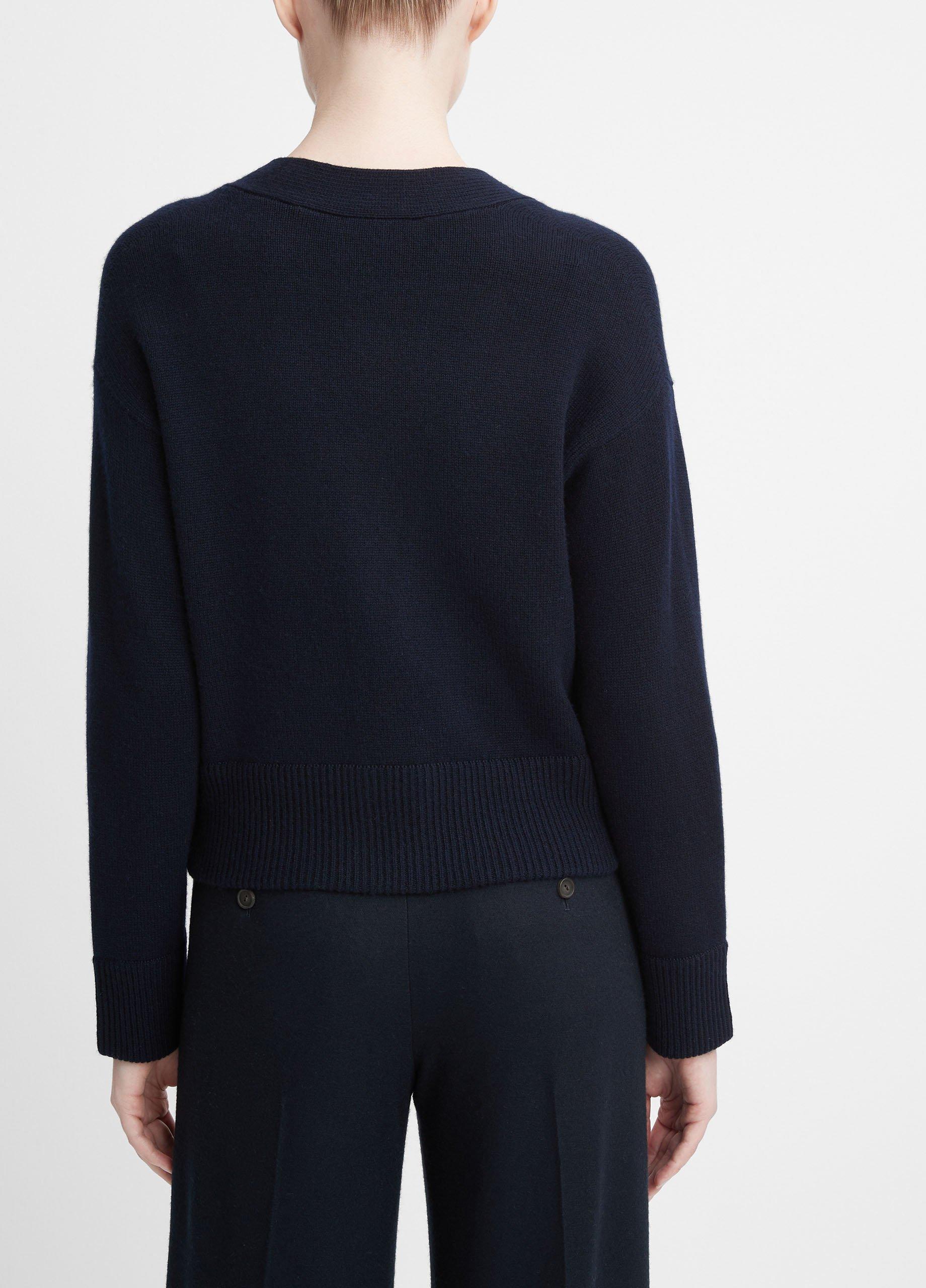 Vince boxy boiled cashmere on sale crew