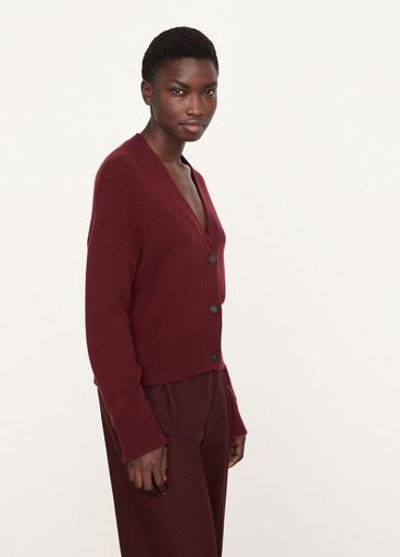 Boxy Wool and Cashmere Cardigan image number 2
