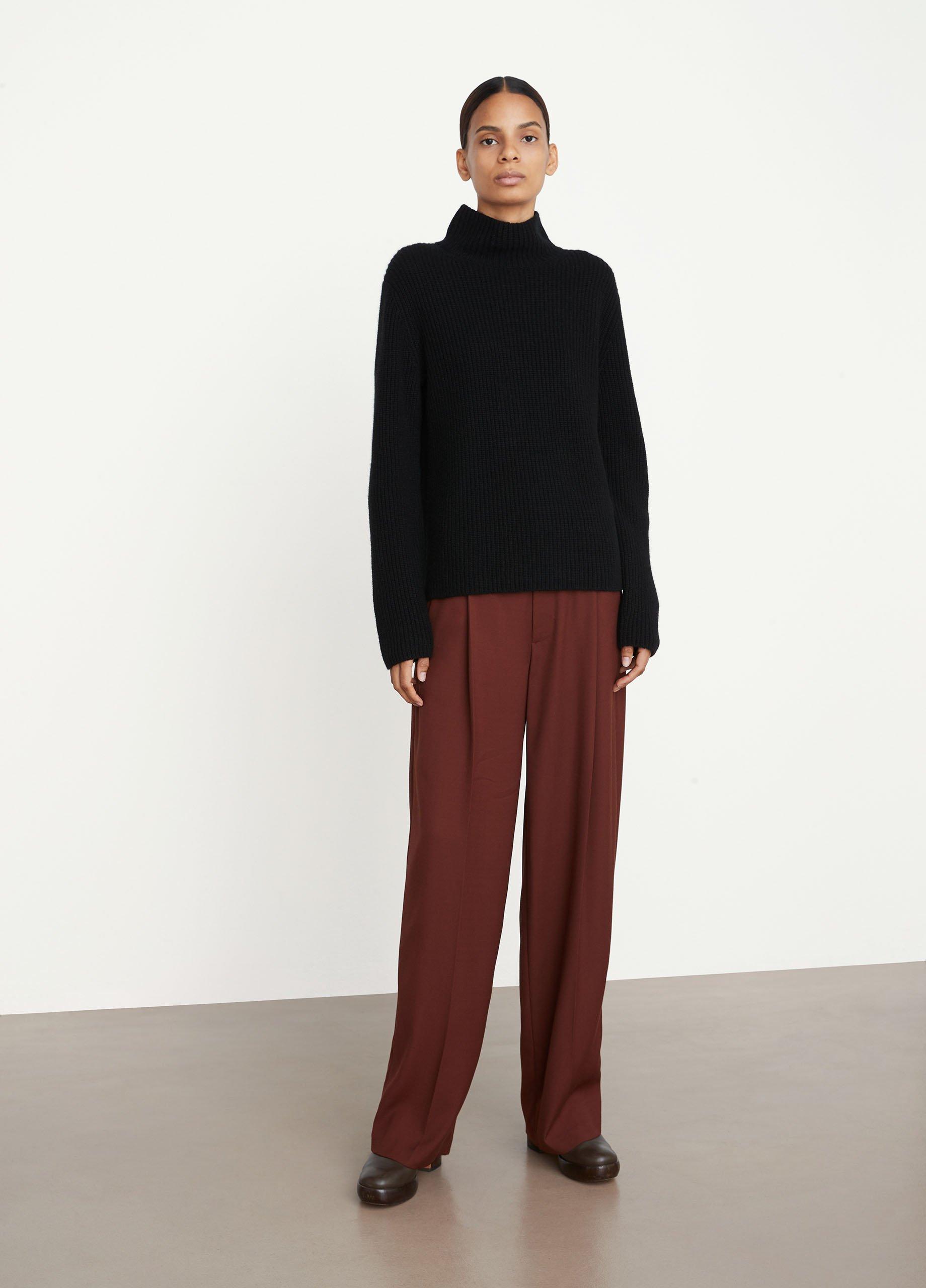 Cashmere Shaker Rib Turtleneck in Vince Products Women | Vince