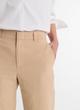 Mid-Rise Washed Cotton Crop Pant image number 1