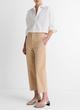 Mid-Rise Washed Cotton Crop Pant image number 2