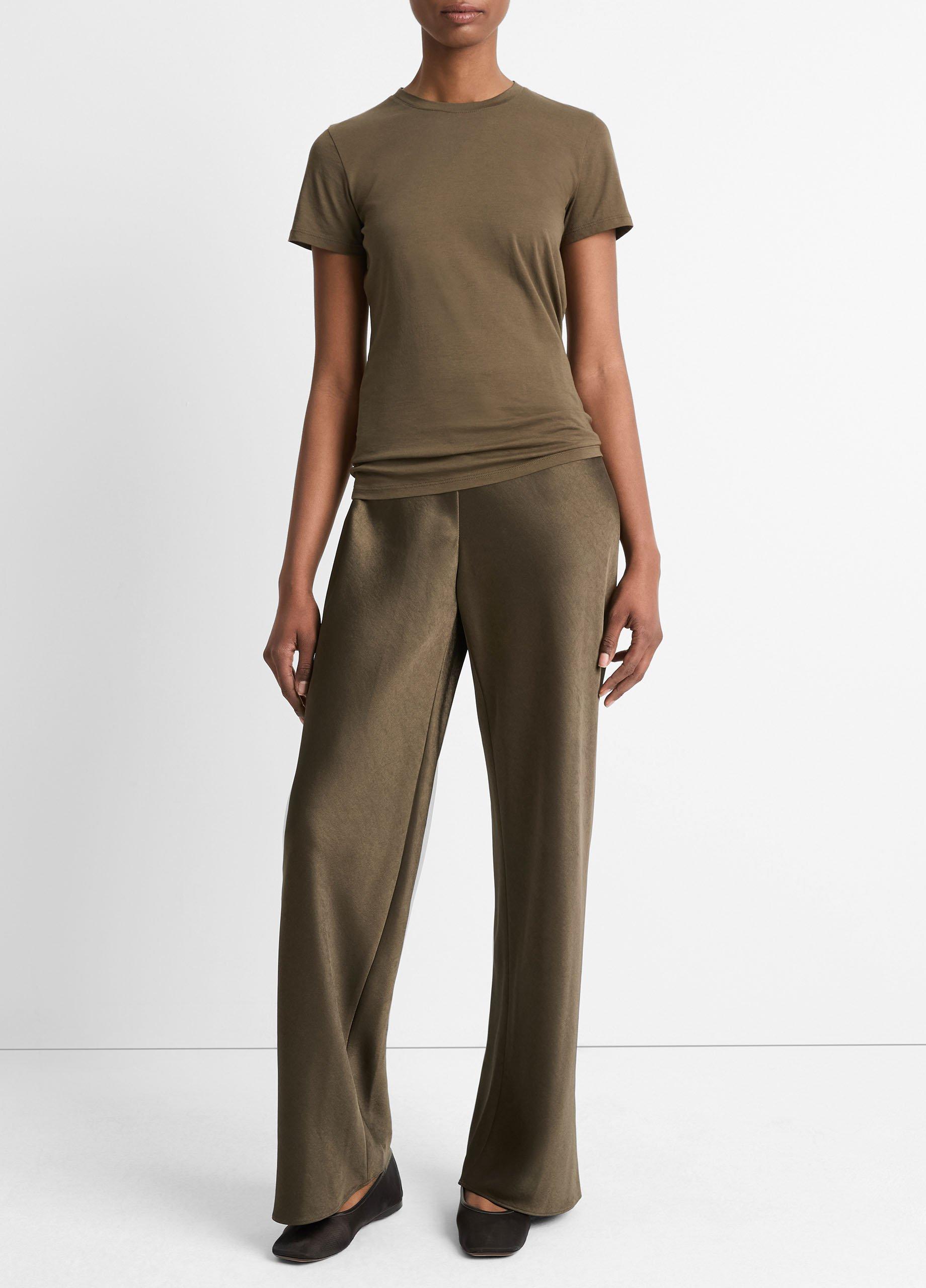 Essential Pima Cotton Crew Neck T-Shirt image number 0