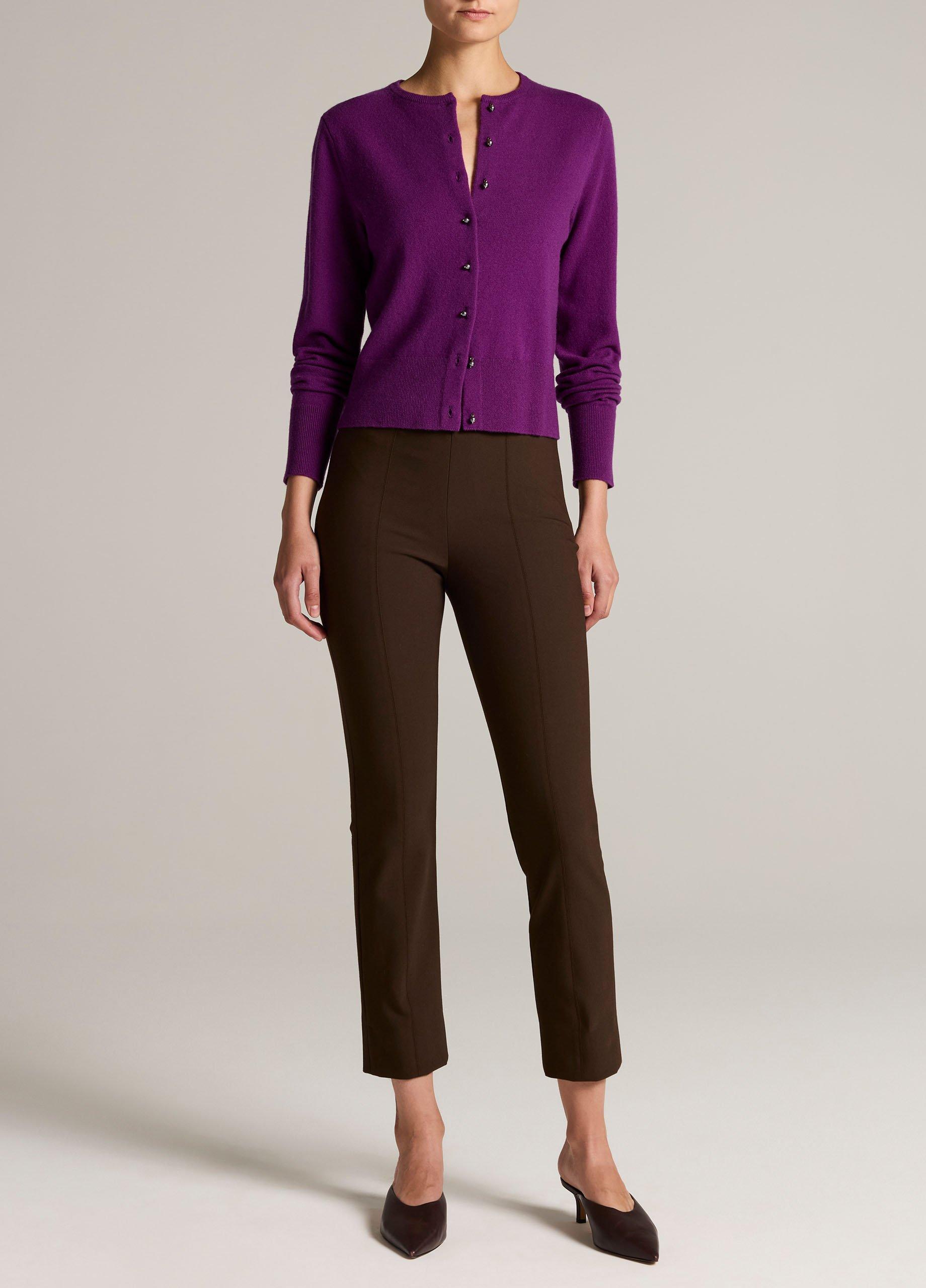 Bobbi High-Rise Stitch-Seam Ponte Legging image number 0