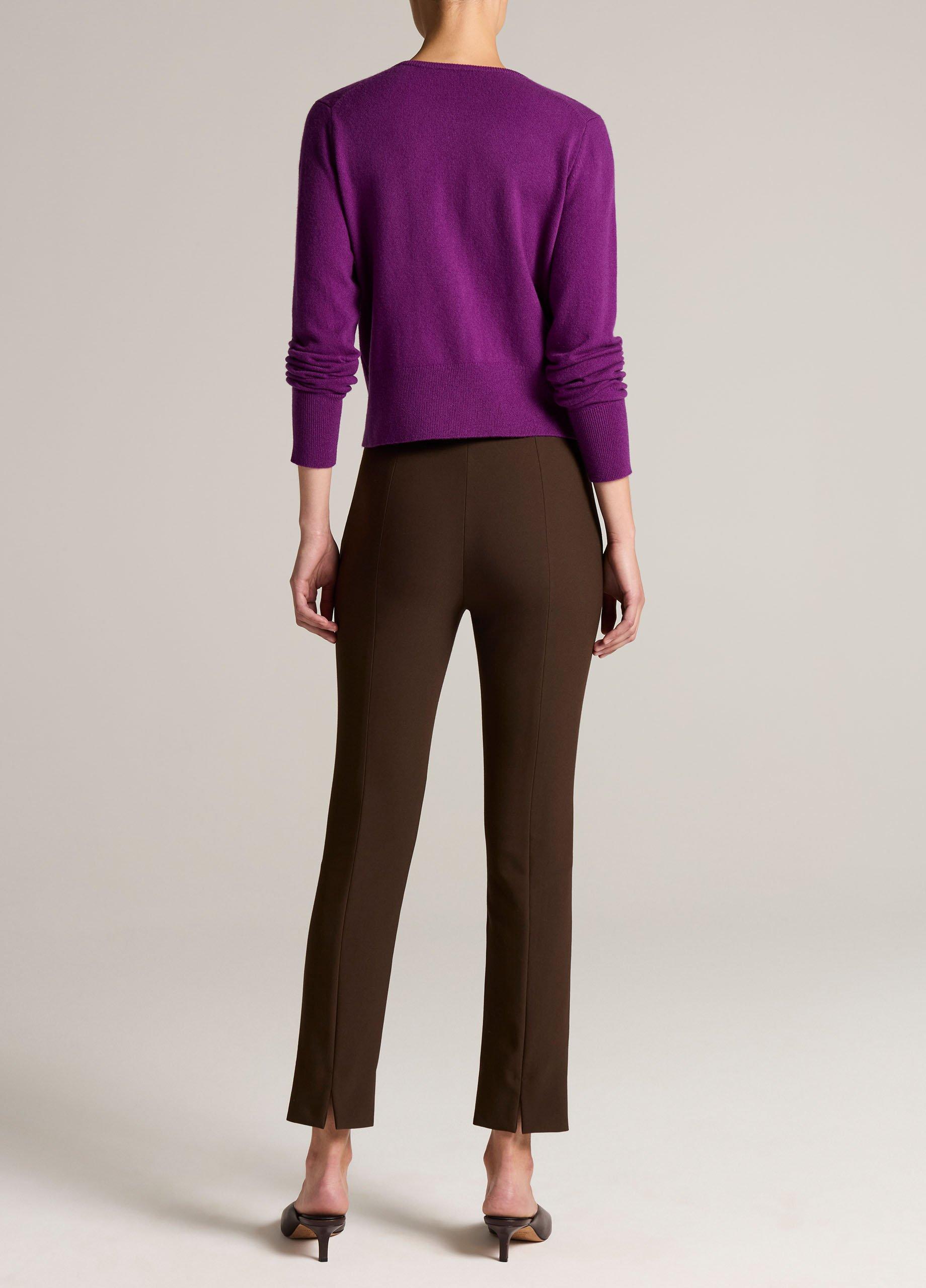 Bobbi High-Rise Stitch-Seam Ponte Legging image number 2