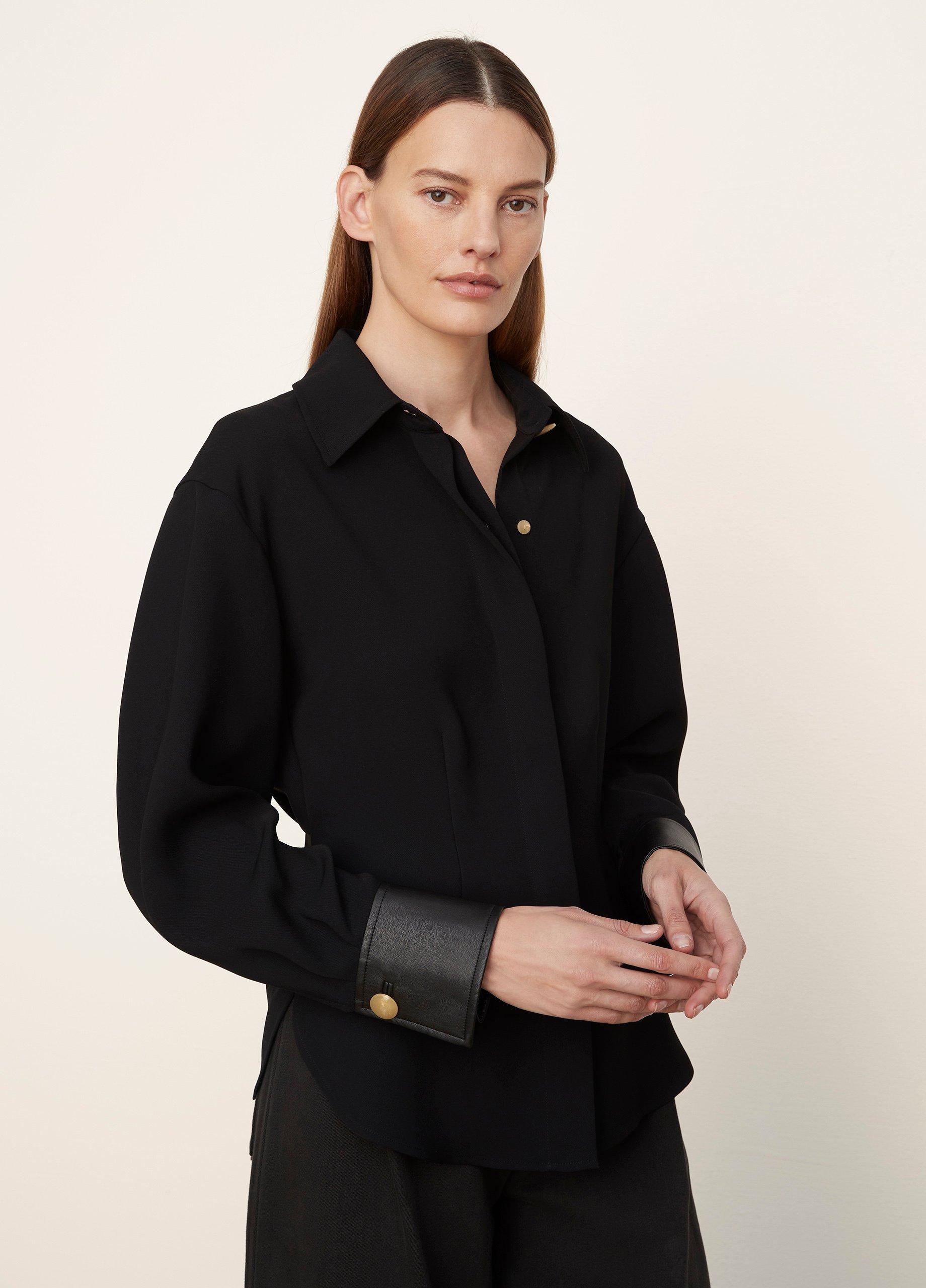 Shaped Long Sleeve Button-Down Shirt image number 1