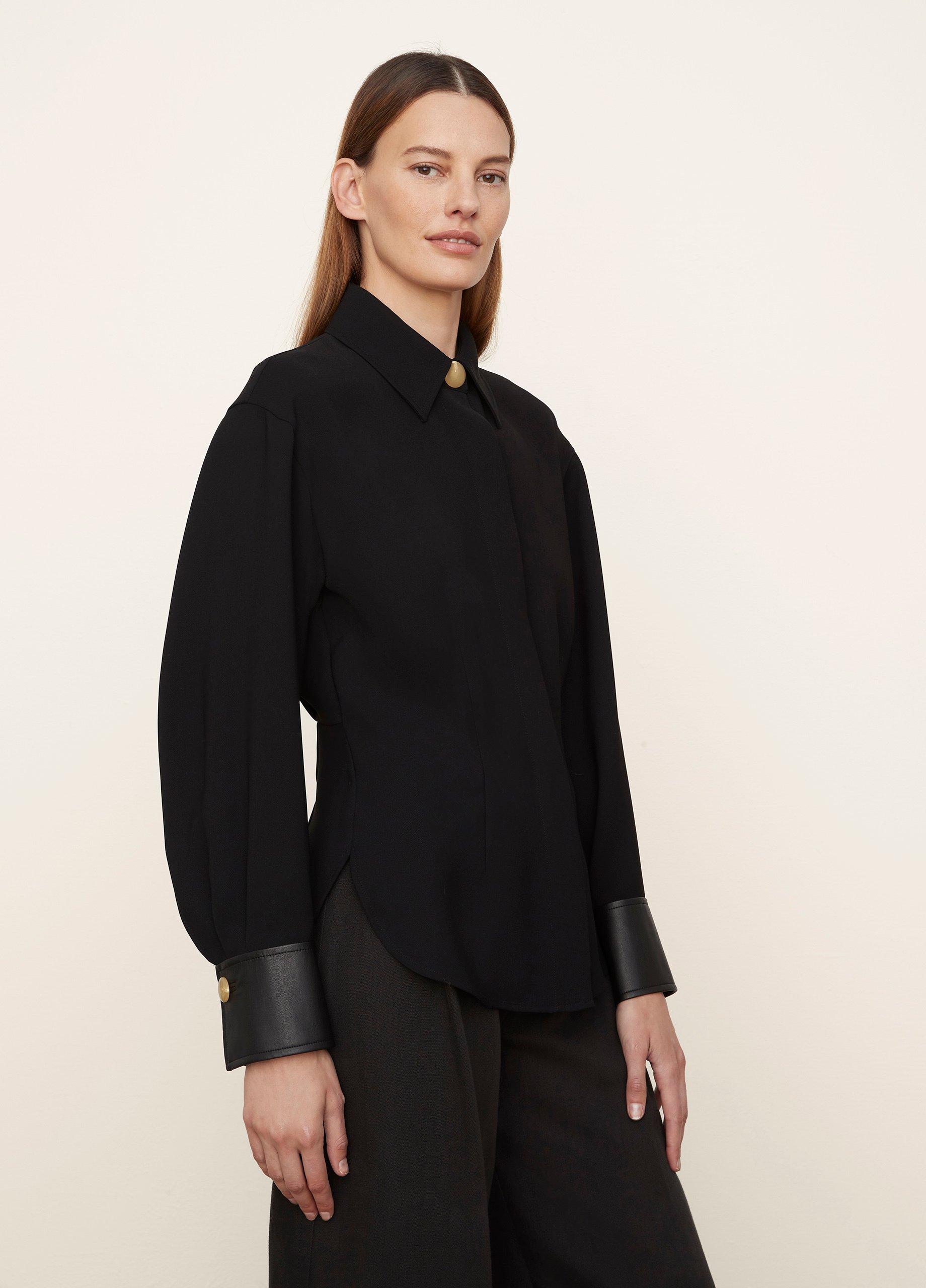 Shaped Long Sleeve Button-Down Shirt image number 2