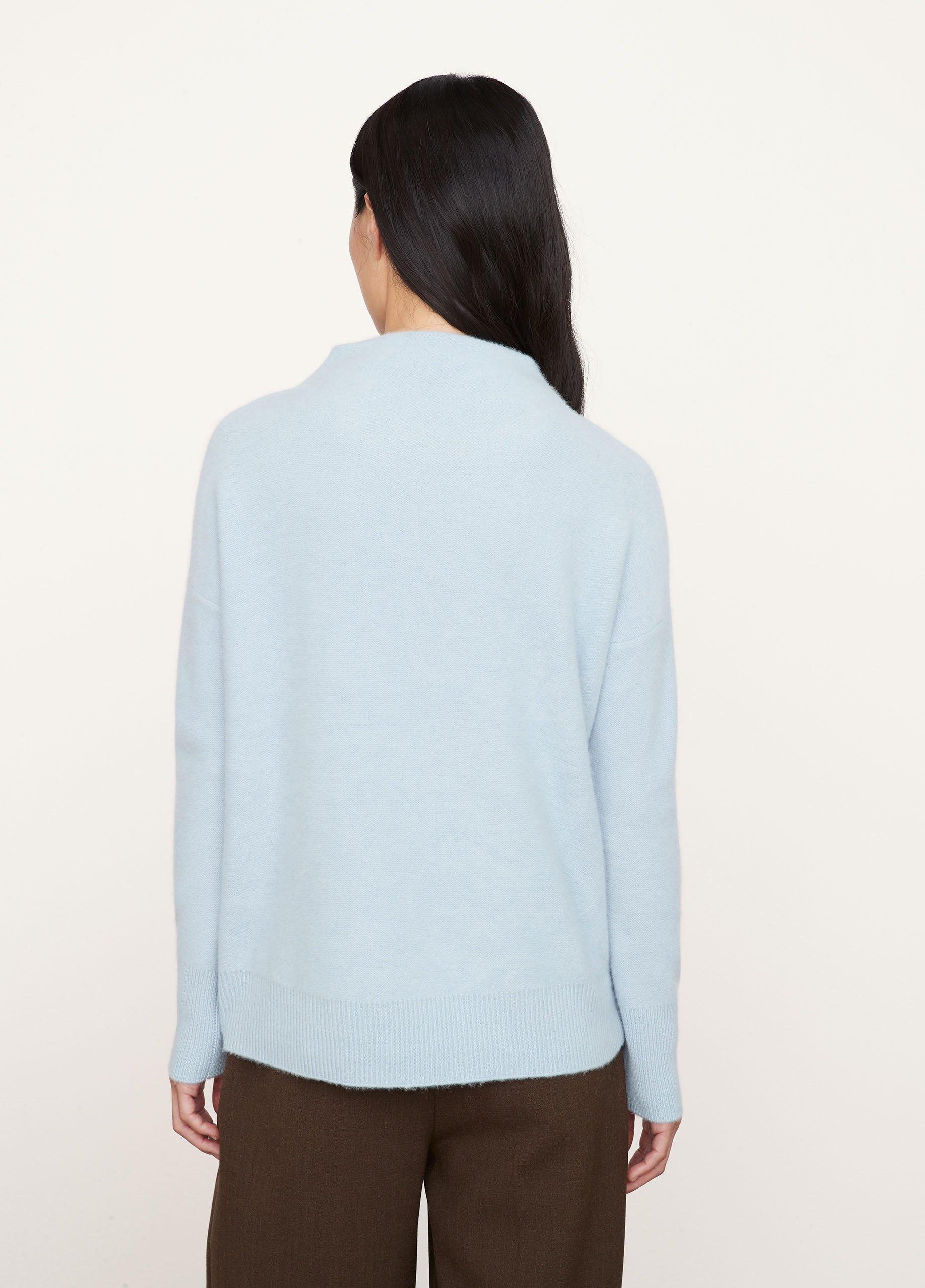 Plush Cashmere Funnel-Neck Sweater image number 3