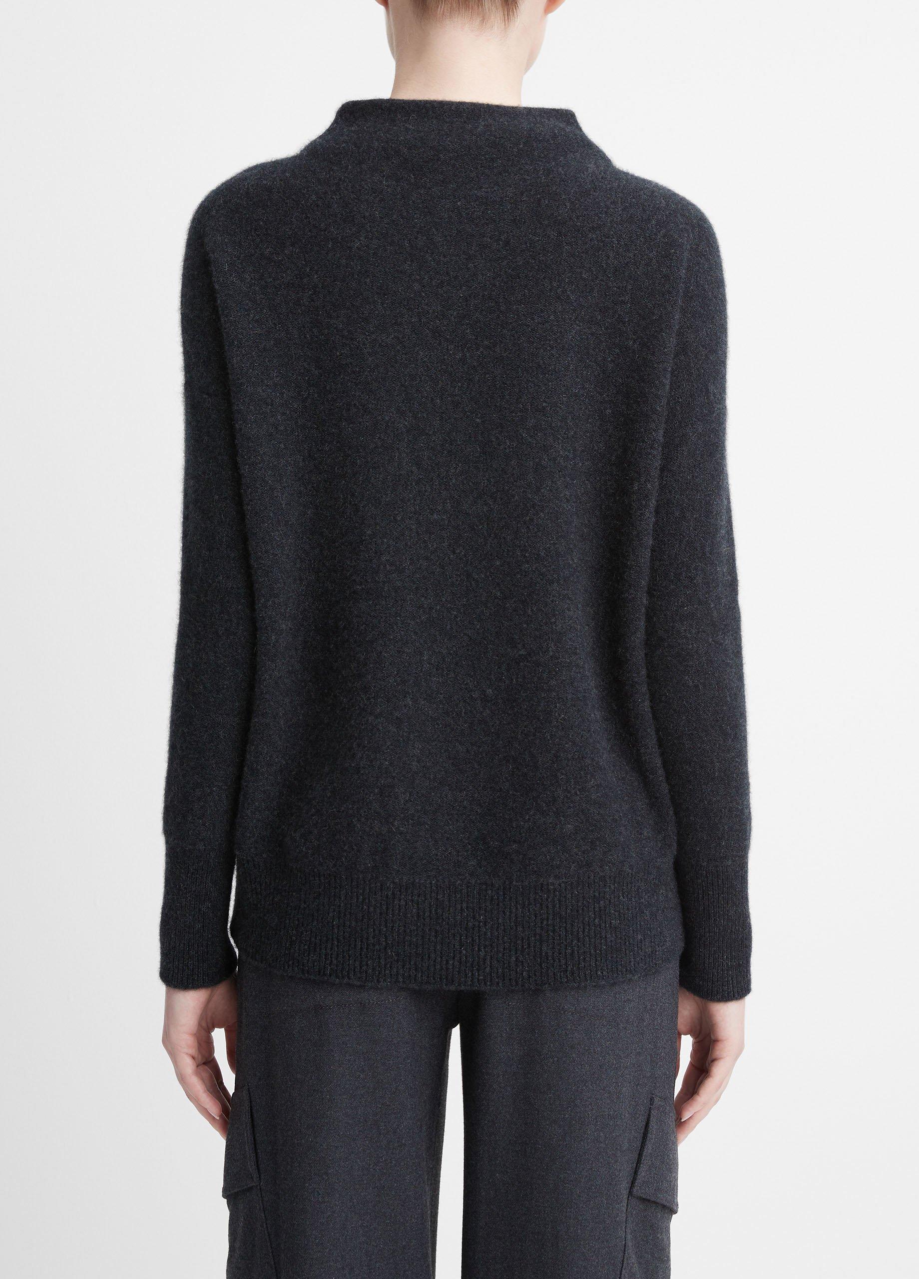 VINCE. popular Boiled Cashmere Funnel-Neck Pullover XL