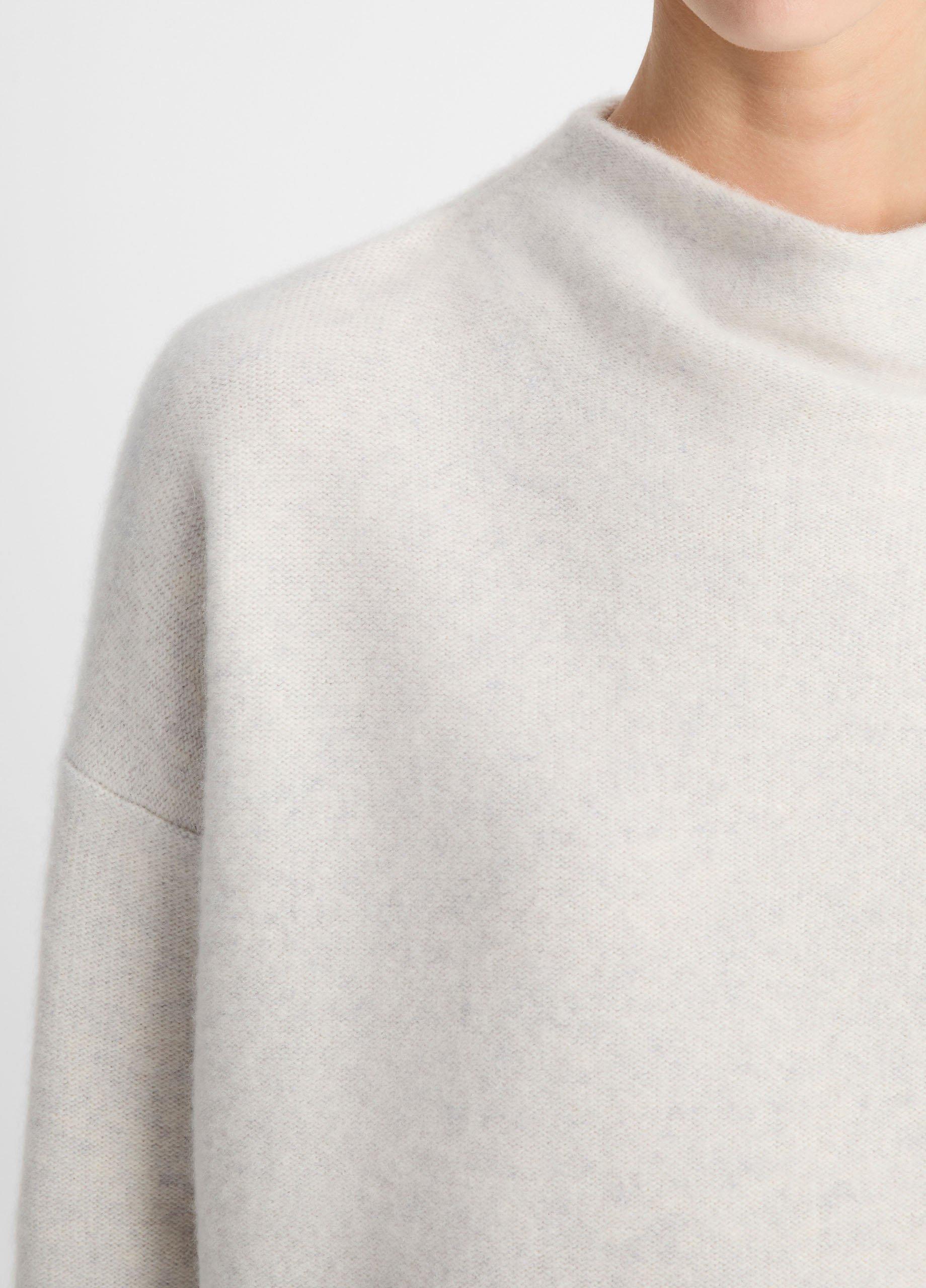 Plush Cashmere Funnel-Neck Sweater image number 1