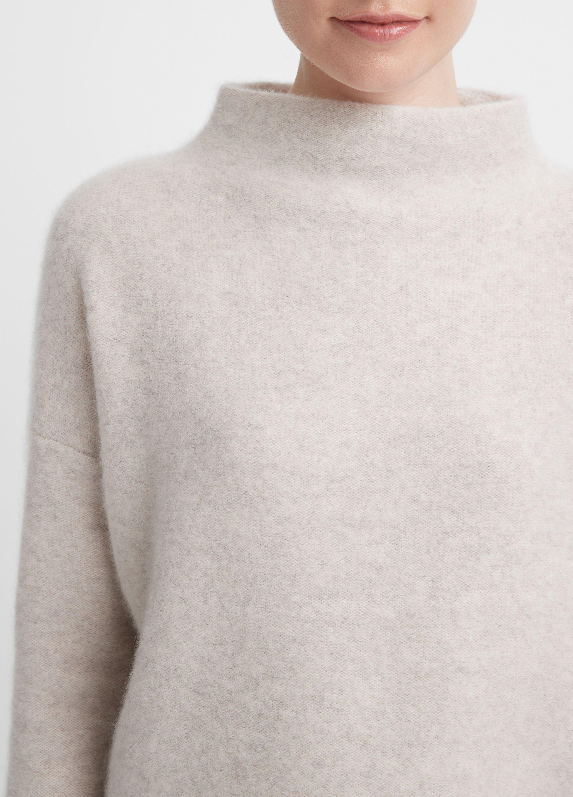 Funnel neck best sale teddy pullover