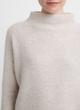 Plush Cashmere Funnel Neck Sweater image number 1