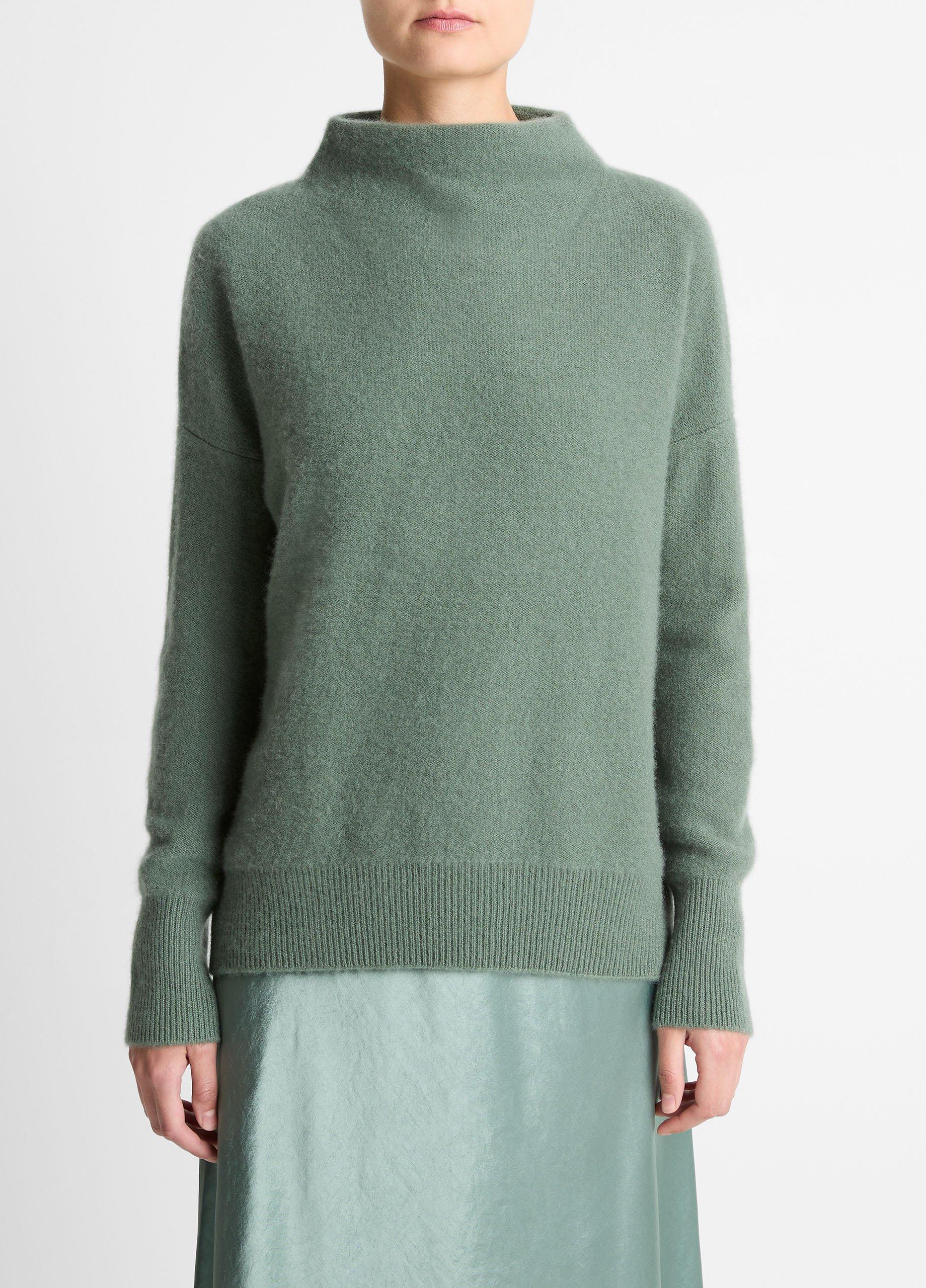 Plush Cashmere Funnel-Neck Sweater image number 0