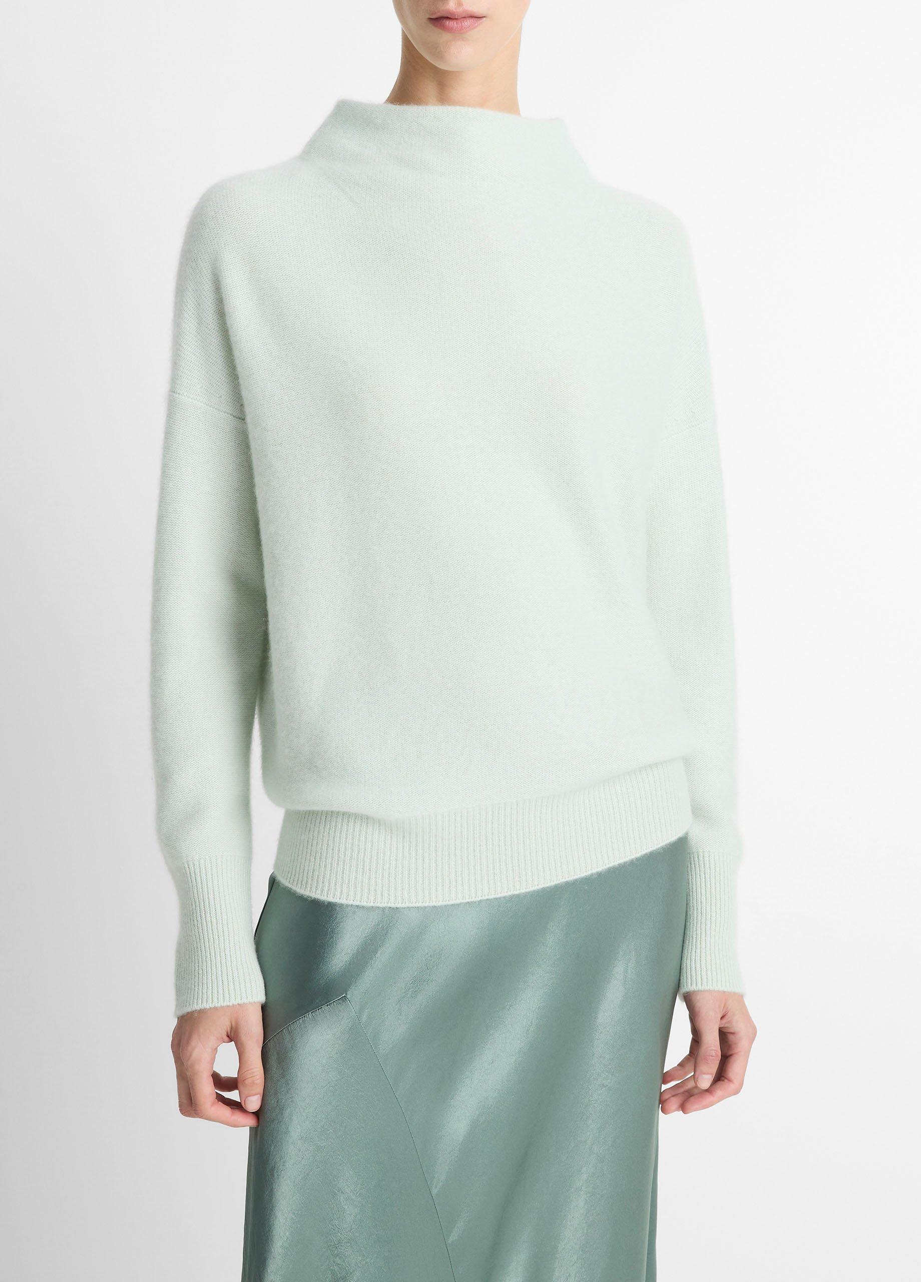 Plush Cashmere Funnel-Neck Sweater image number 0
