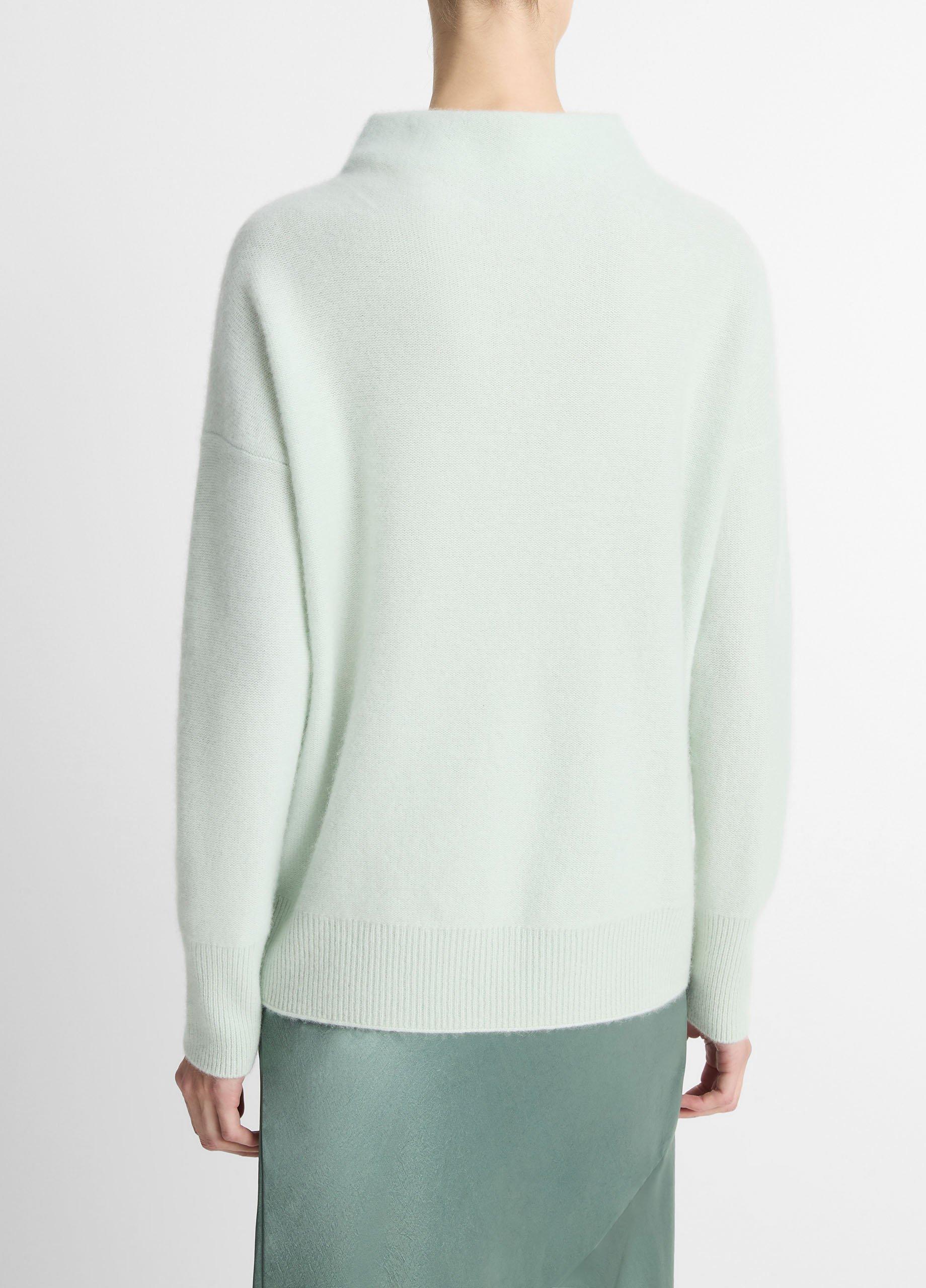 Plush Cashmere Funnel-Neck Sweater image number 2