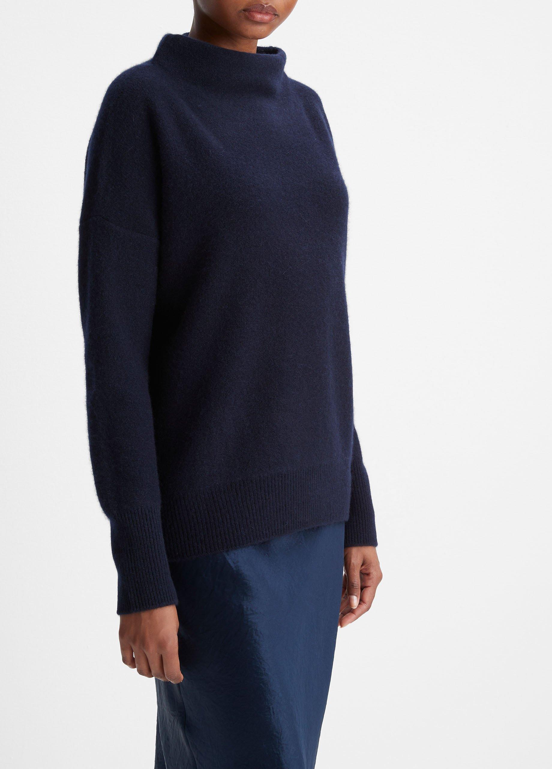 Plush Cashmere Funnel-Neck Sweater image number 2