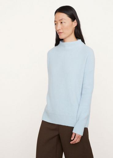 Plush Cashmere Funnel Neck Sweater image number 2