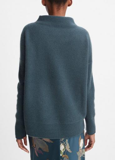 Plush Cashmere Funnel Neck Sweater image number 3