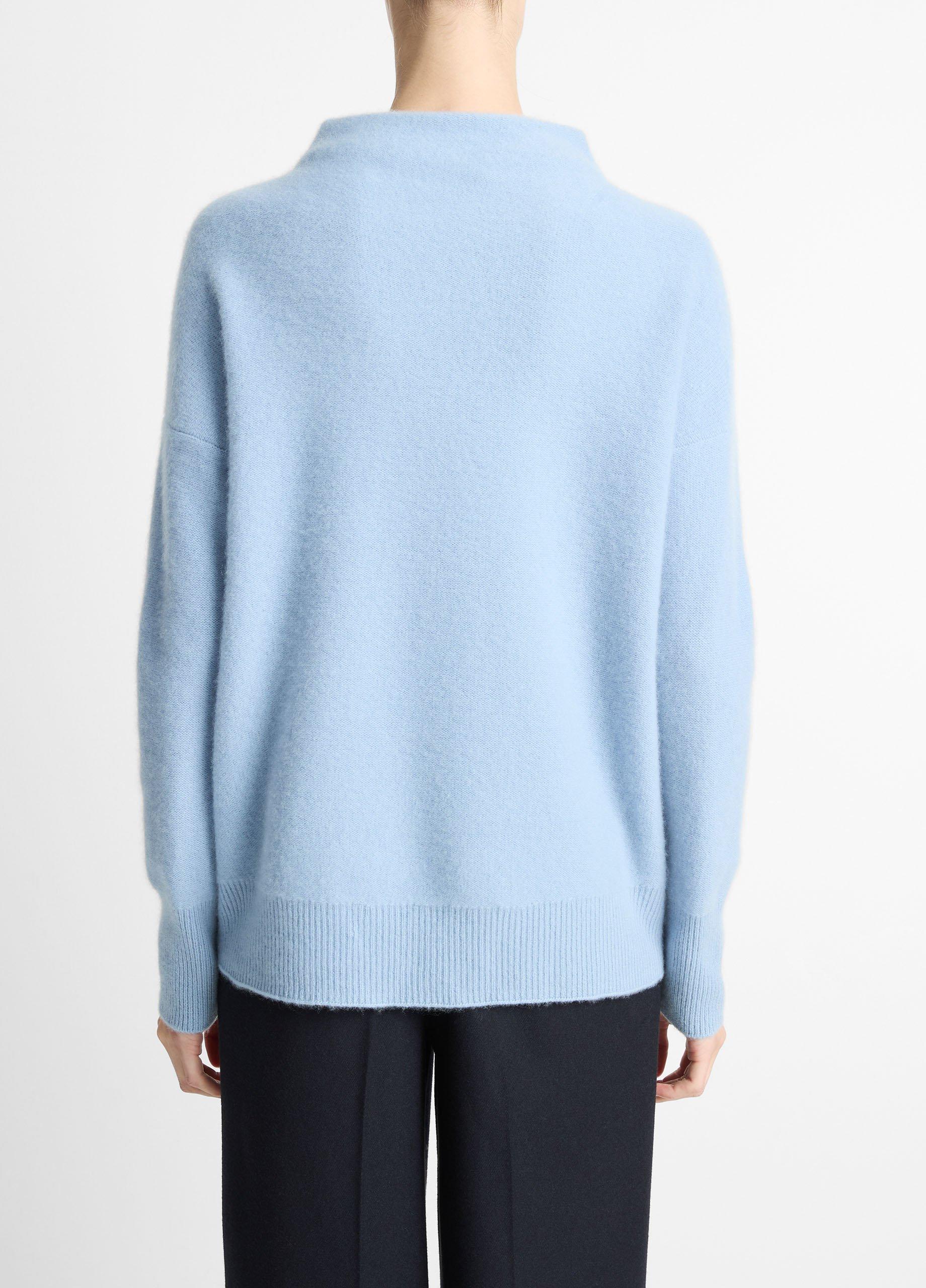 Plush Cashmere Funnel-Neck Sweater image number 2