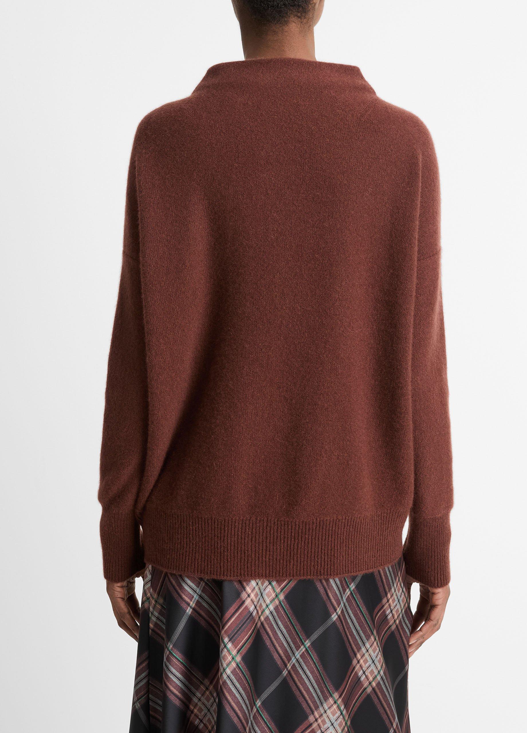 ヴィンス Vince 3u002F4 Sleeve High Crew レディース Sweaters Dark Rosewood Vince Womens 3/4 Sleeve High Crew Dark Rosewood X-Small at