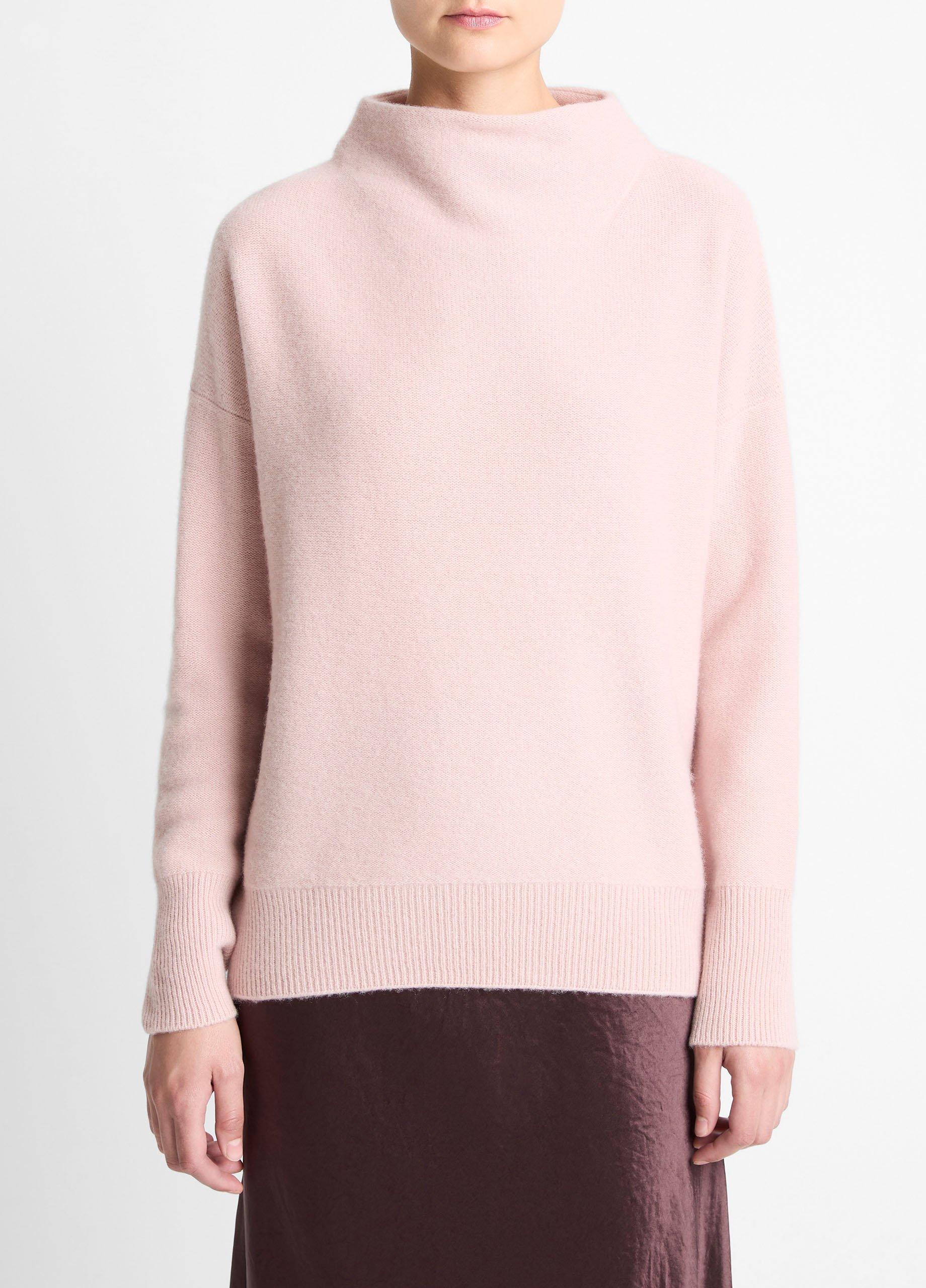 Plush Cashmere Funnel-Neck Sweater image number 0