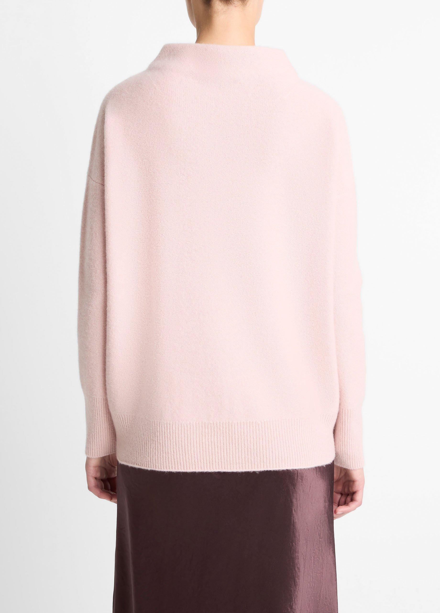 Plush Cashmere Funnel-Neck Sweater image number 2