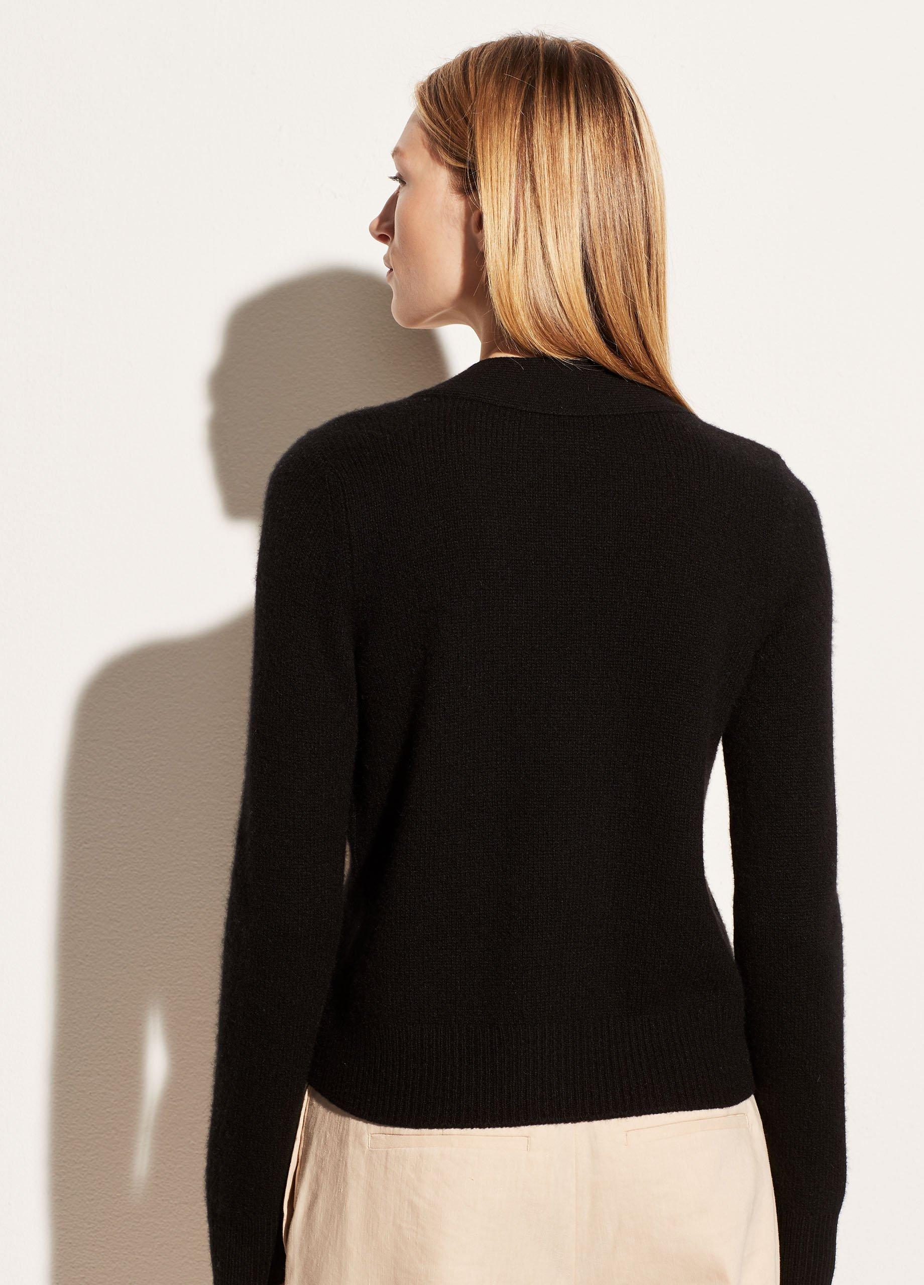 Cashmere Shrunken Button Cardigan image number 3