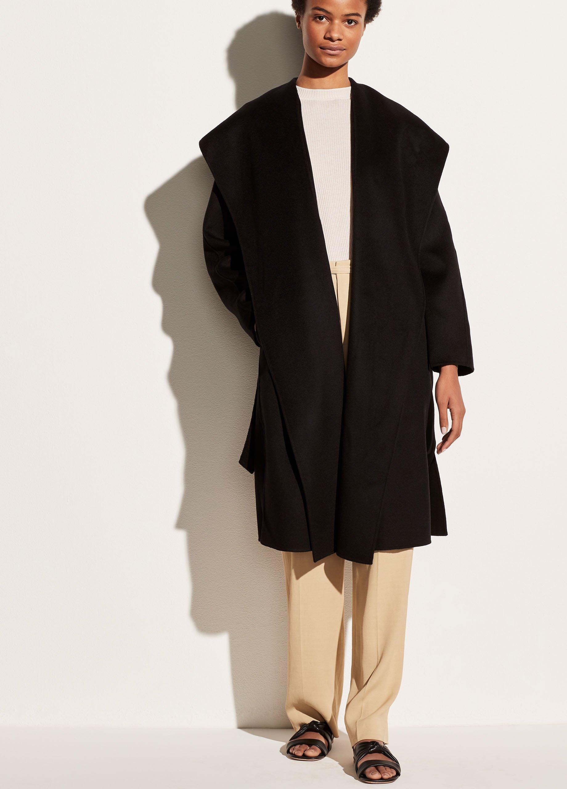 Draped Hooded Coat image number 0