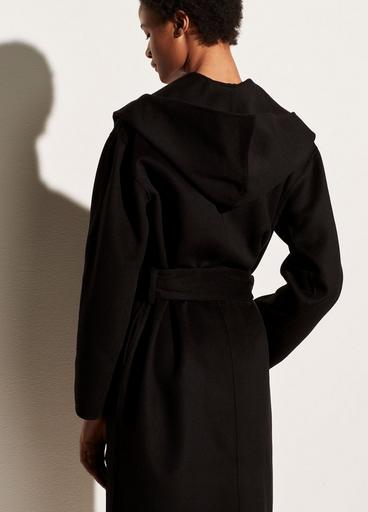 Draped Hooded Coat image number 3