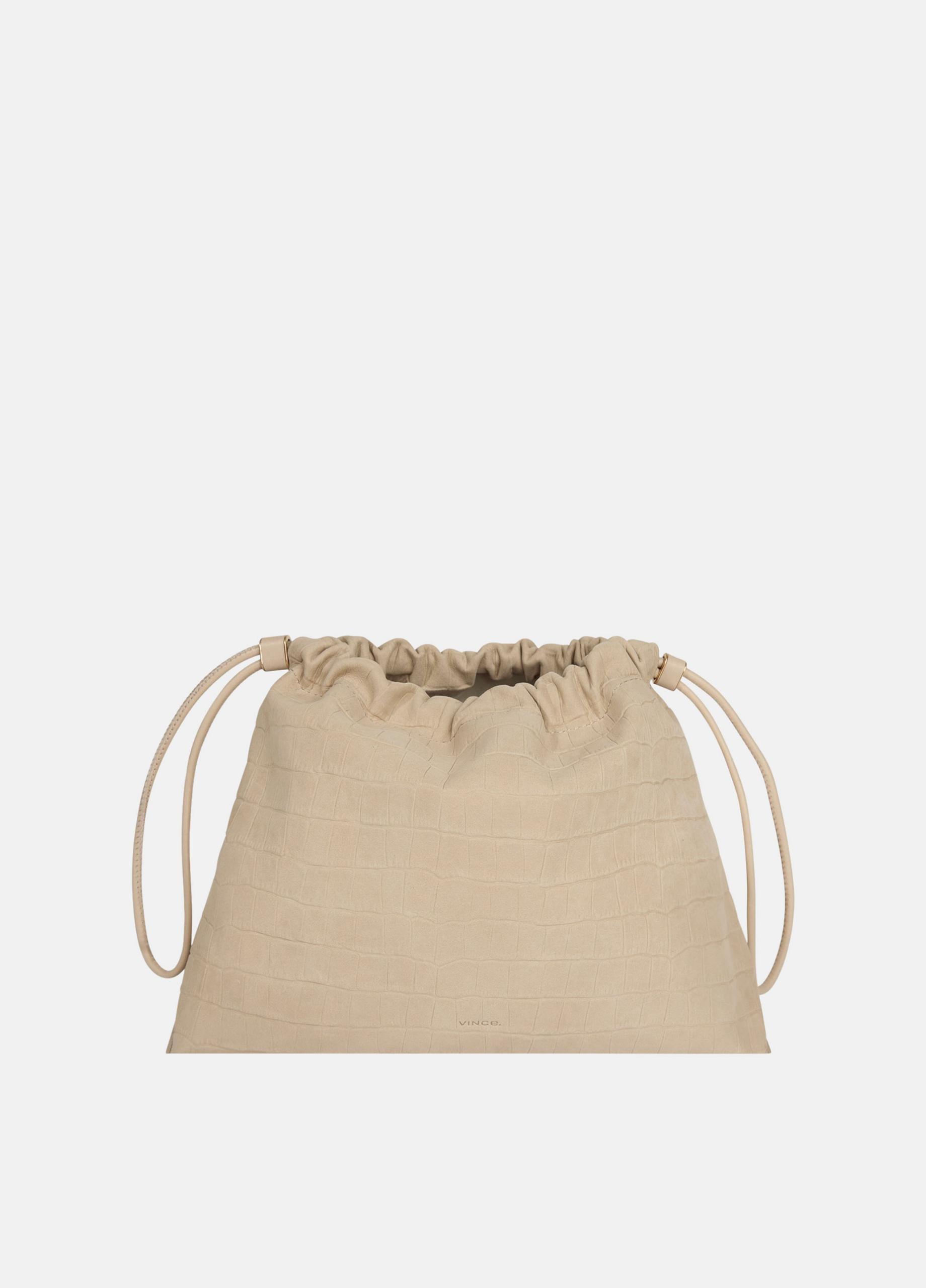 Sarai Croc-Embossed Nubuck Leather Crossbody image number 0