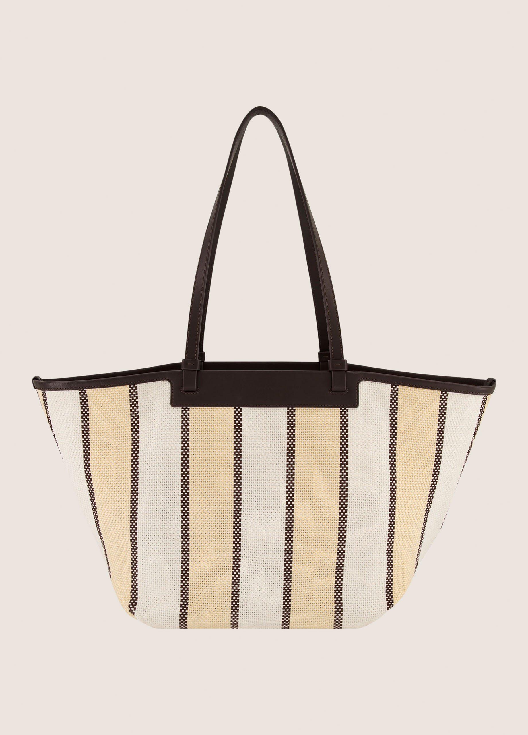 Marin Woven Cotton Large Tote image number 0