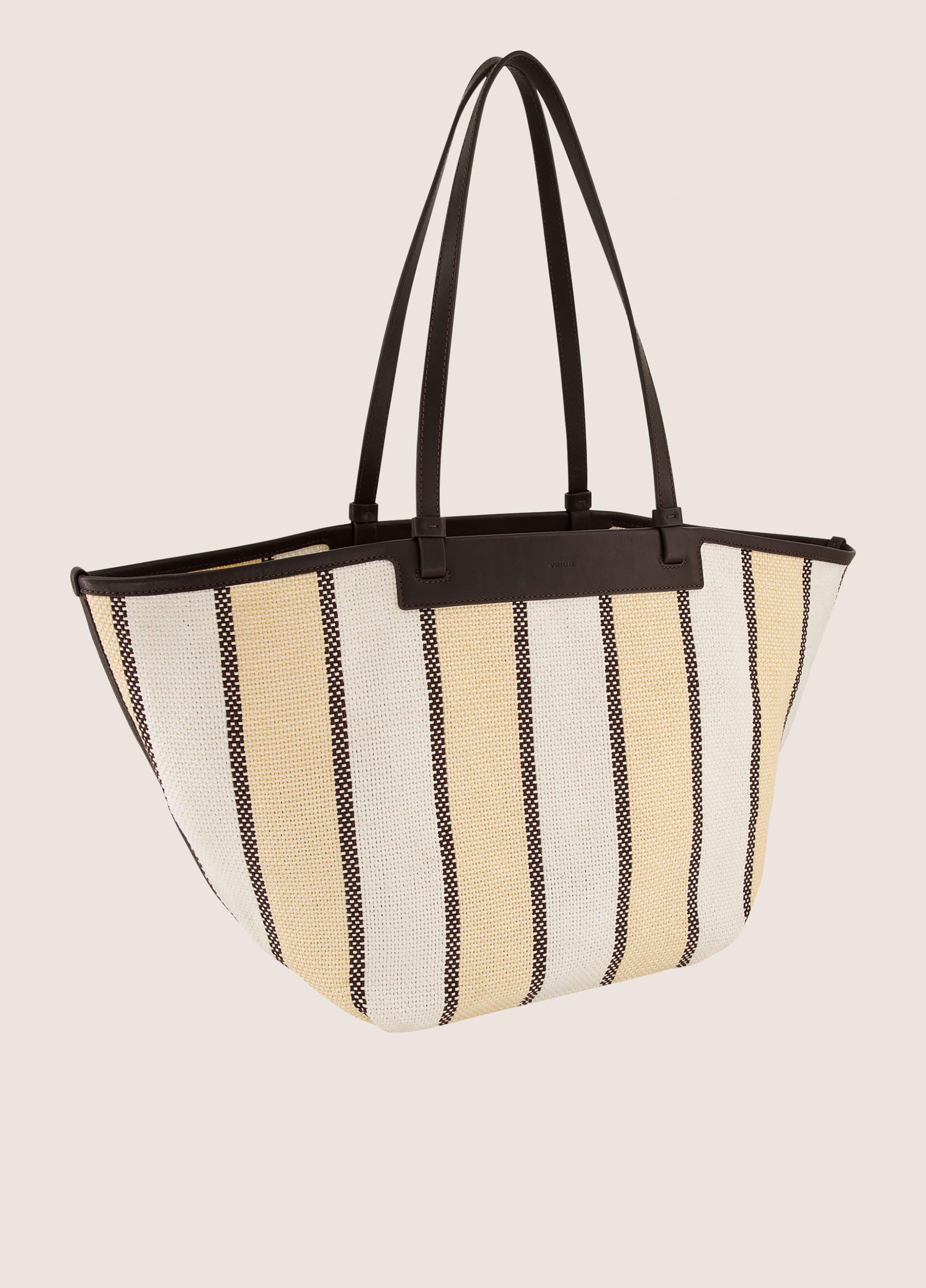 Marin Woven Cotton Large Tote image number 1