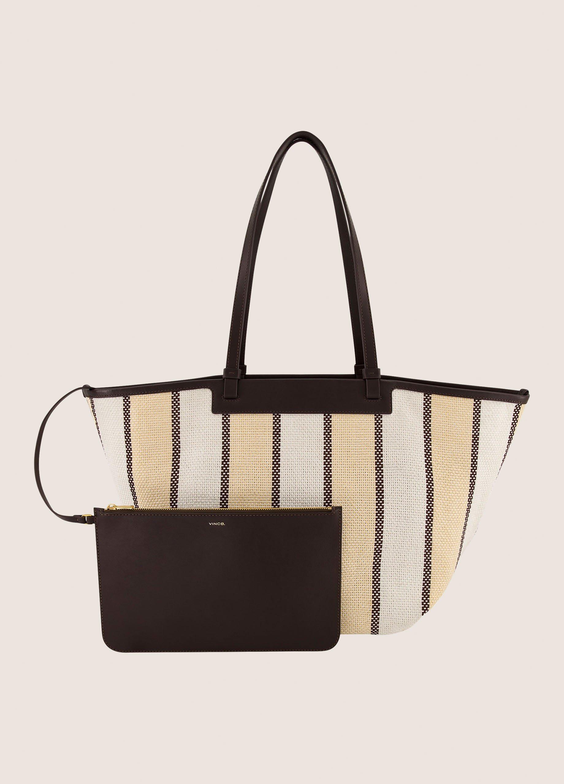 Marin Woven Cotton Large Tote image number 3