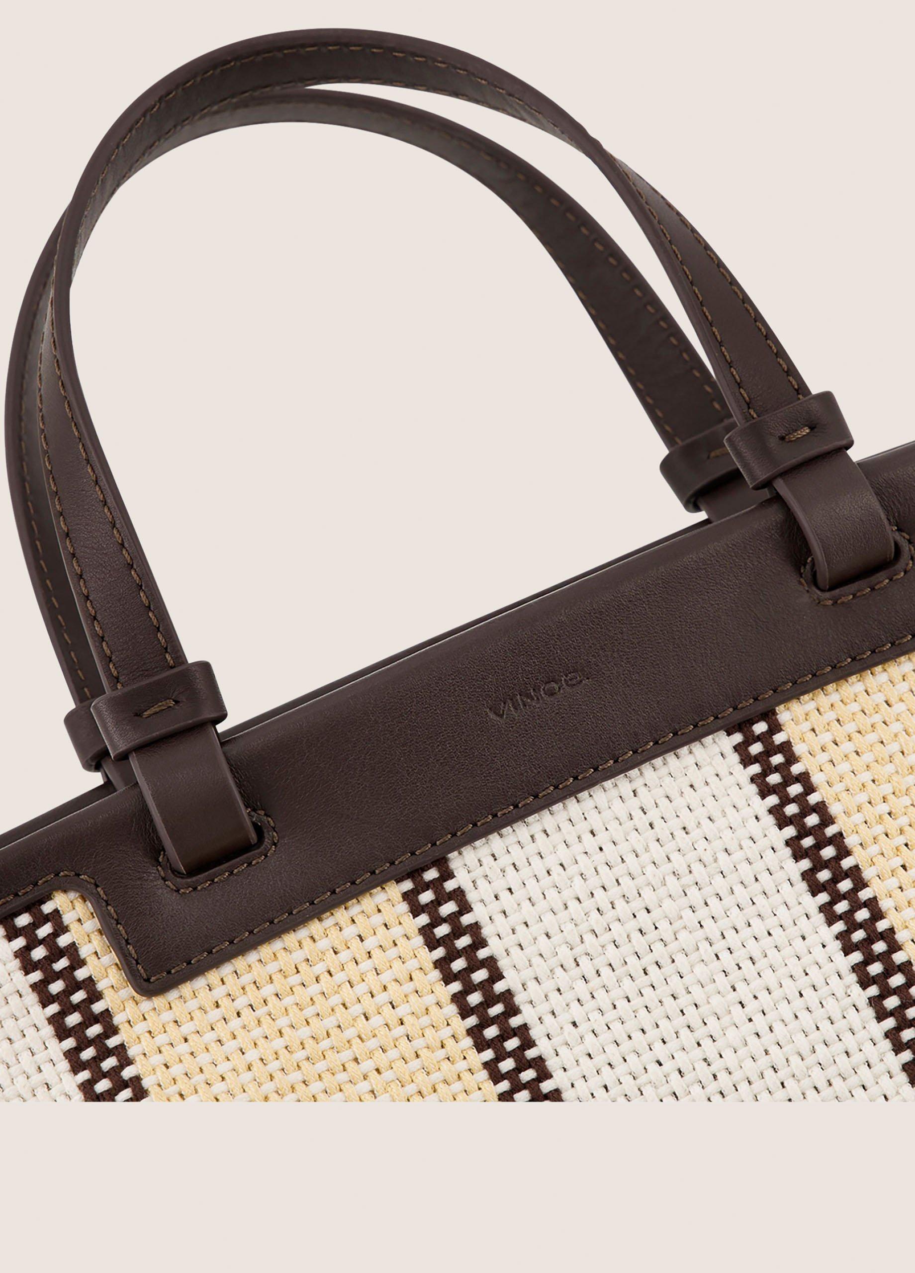 Marin Woven Cotton Mini Tote image number 1