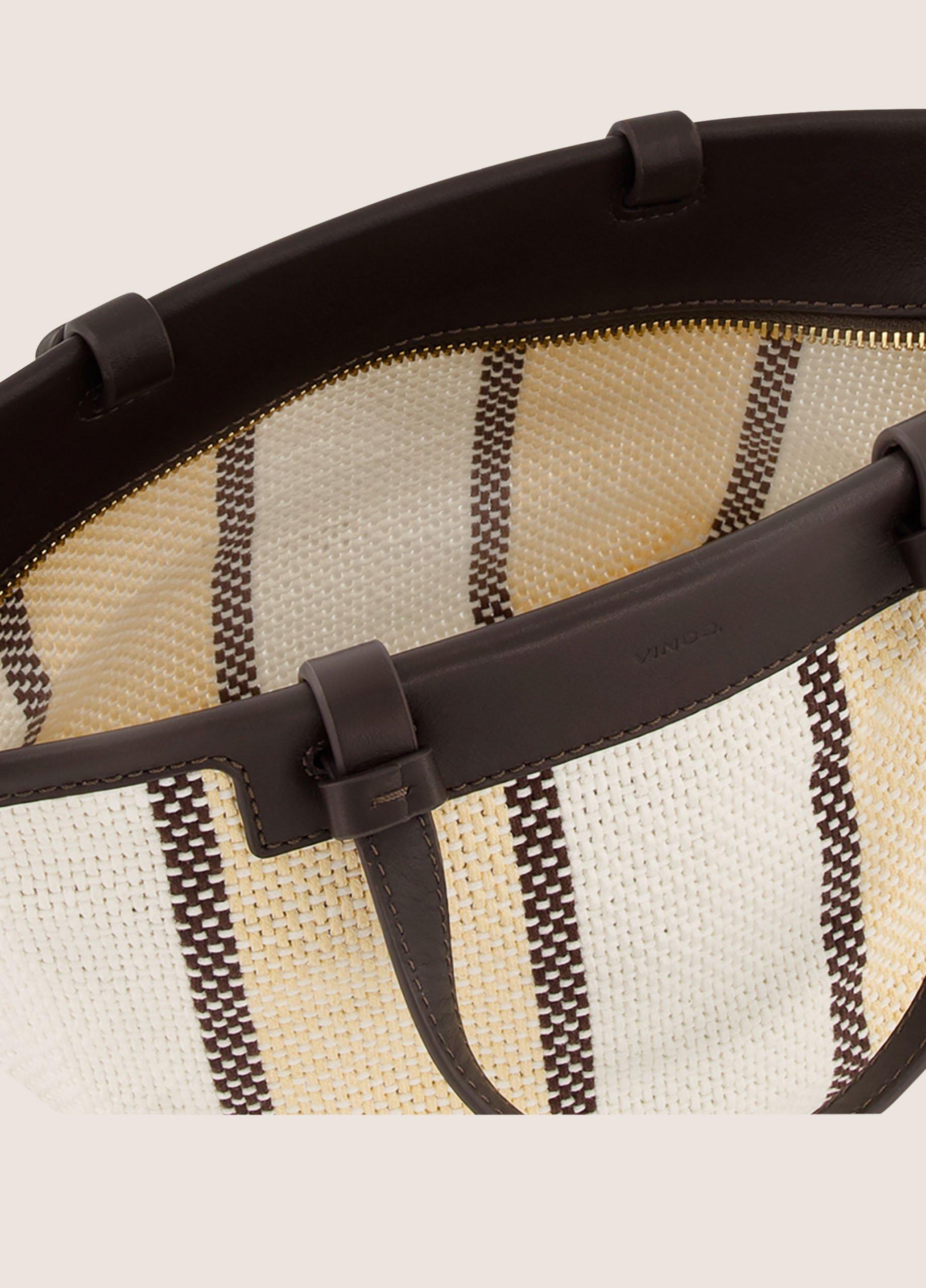 Marin Woven Cotton Mini Tote image number 2