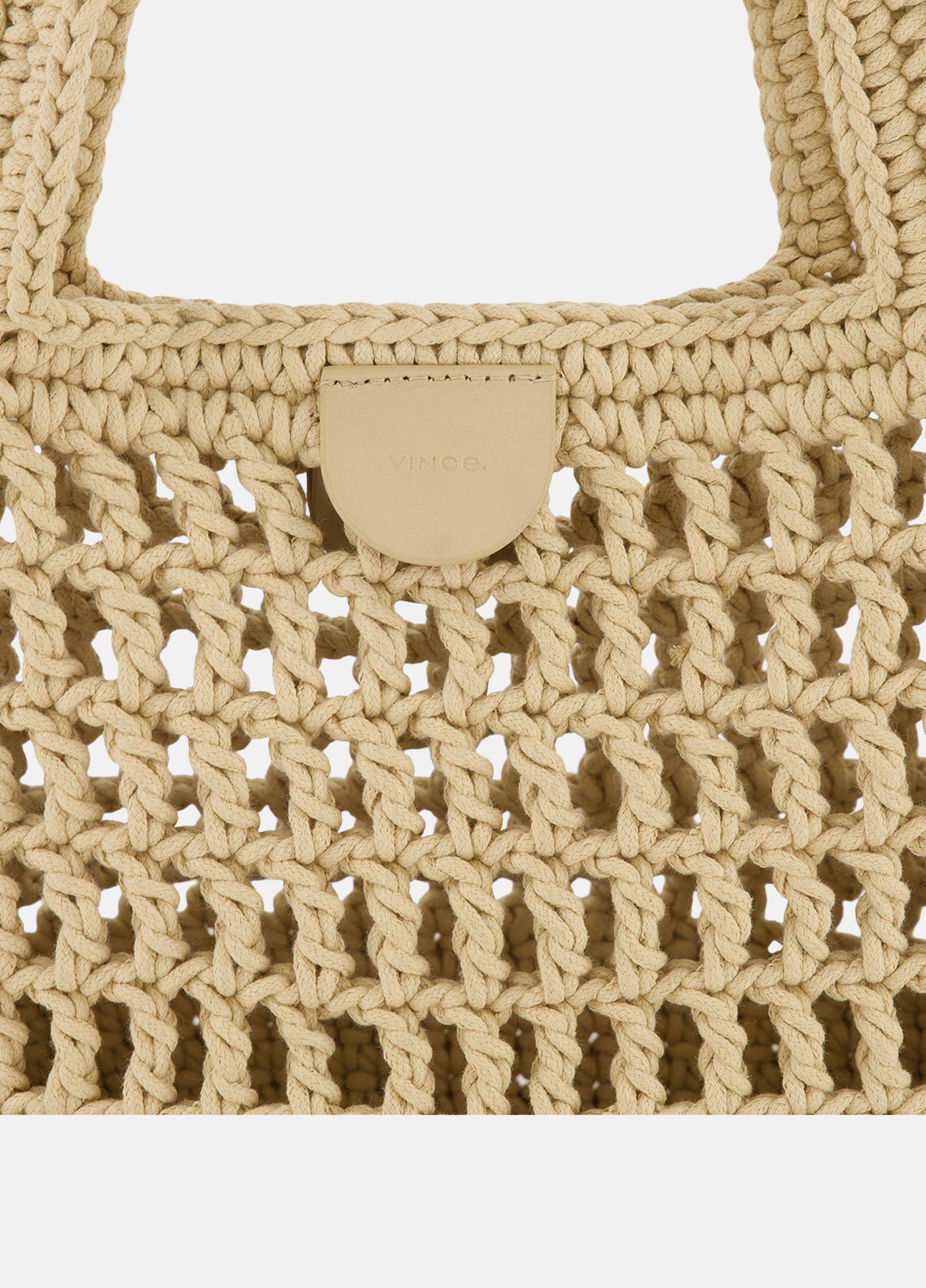 Barcelona Cotton Crochet Small Tote image number 1